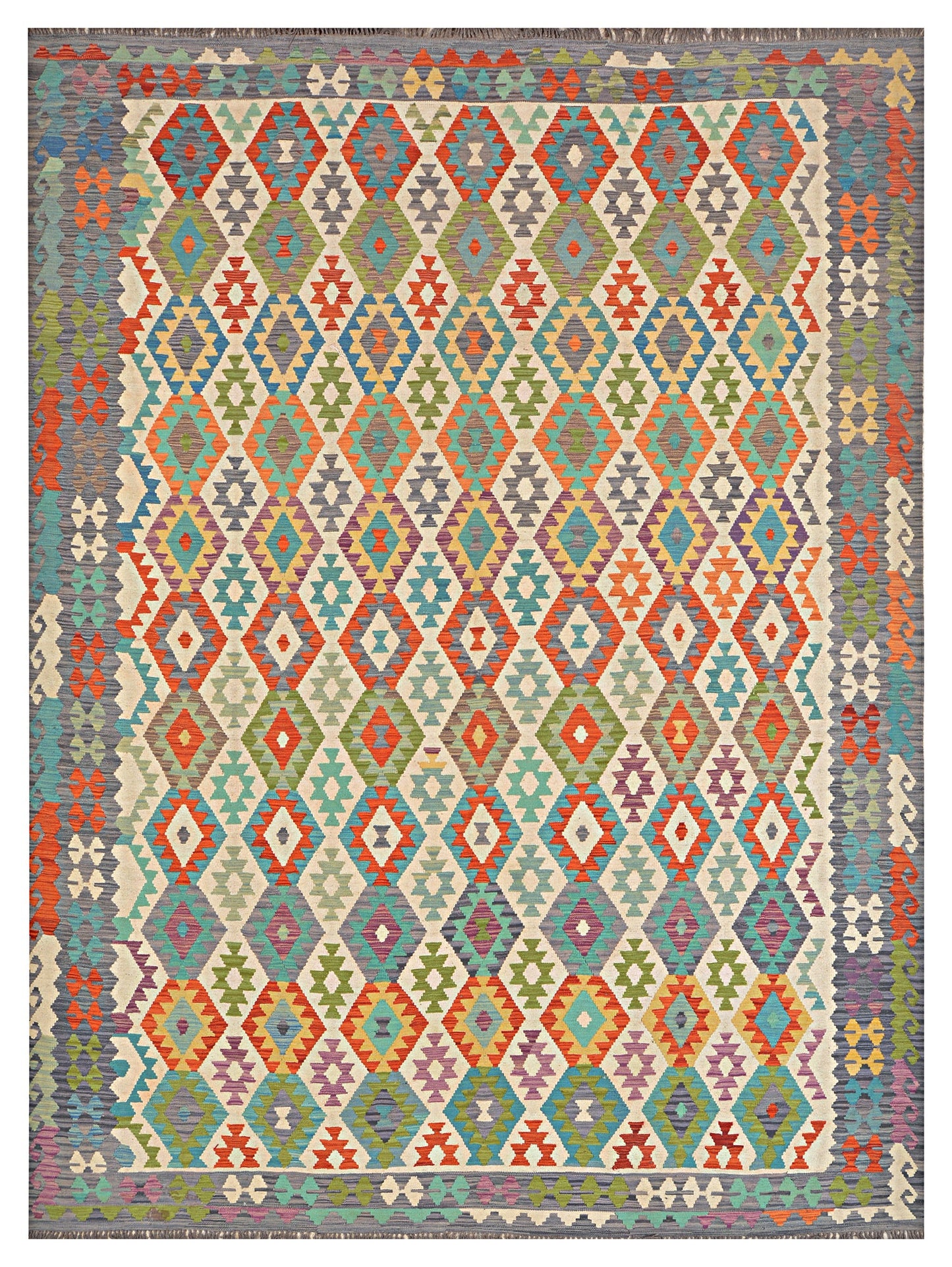 Afghan Kilim - 10x13 ft