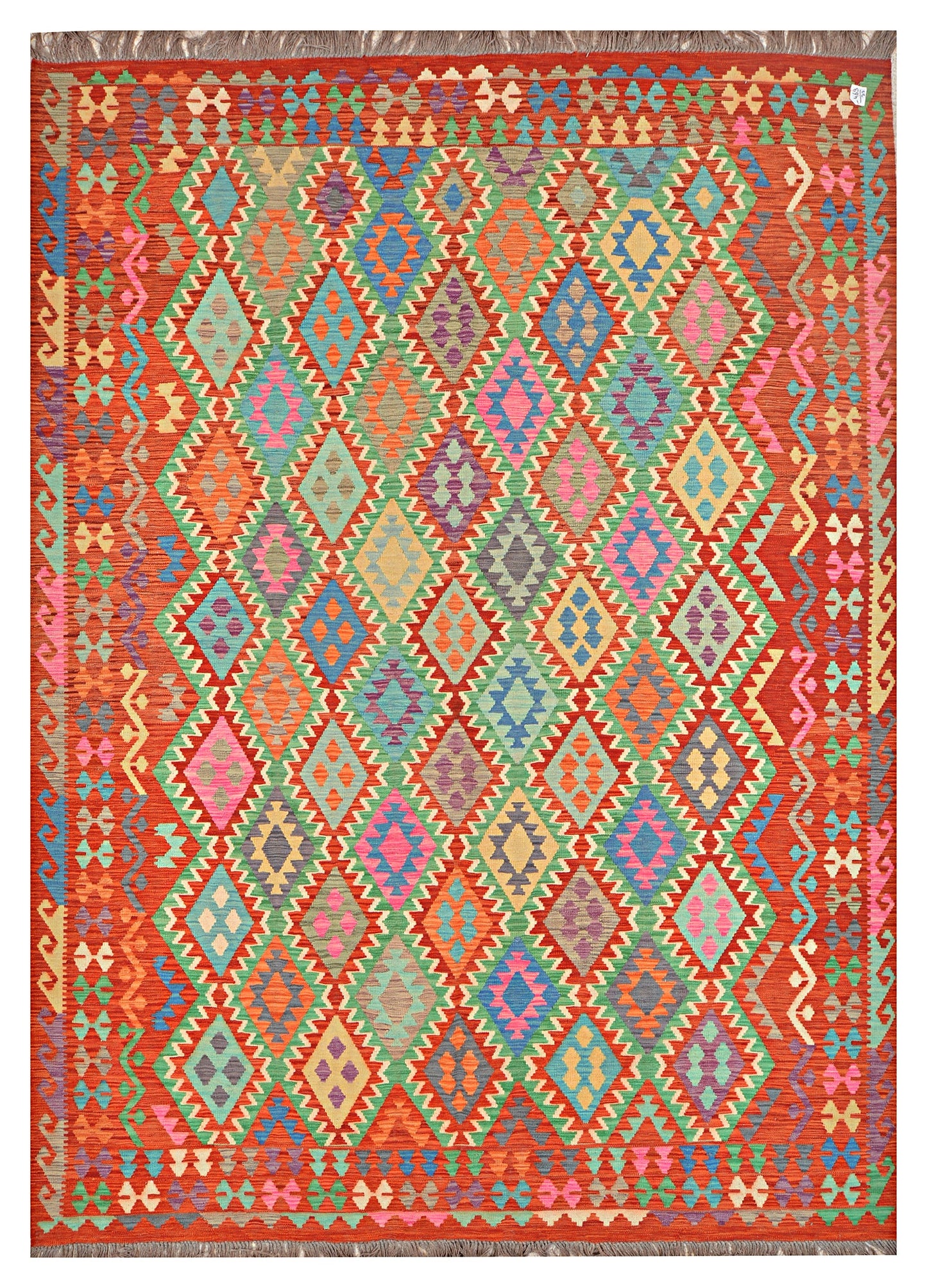 Afghan Kilim - 8x11 ft