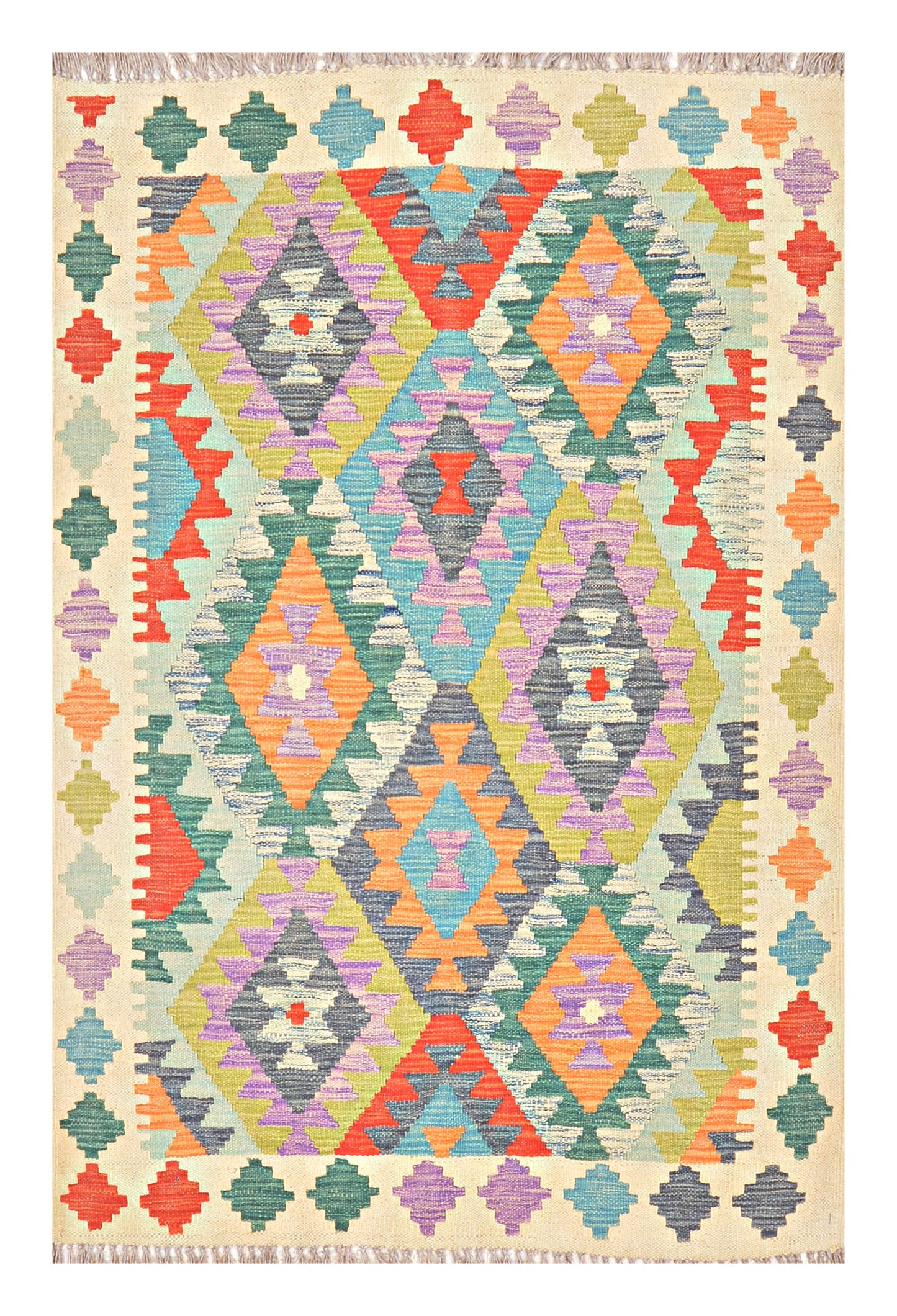 Afghan Kilim - 3x5 ft
