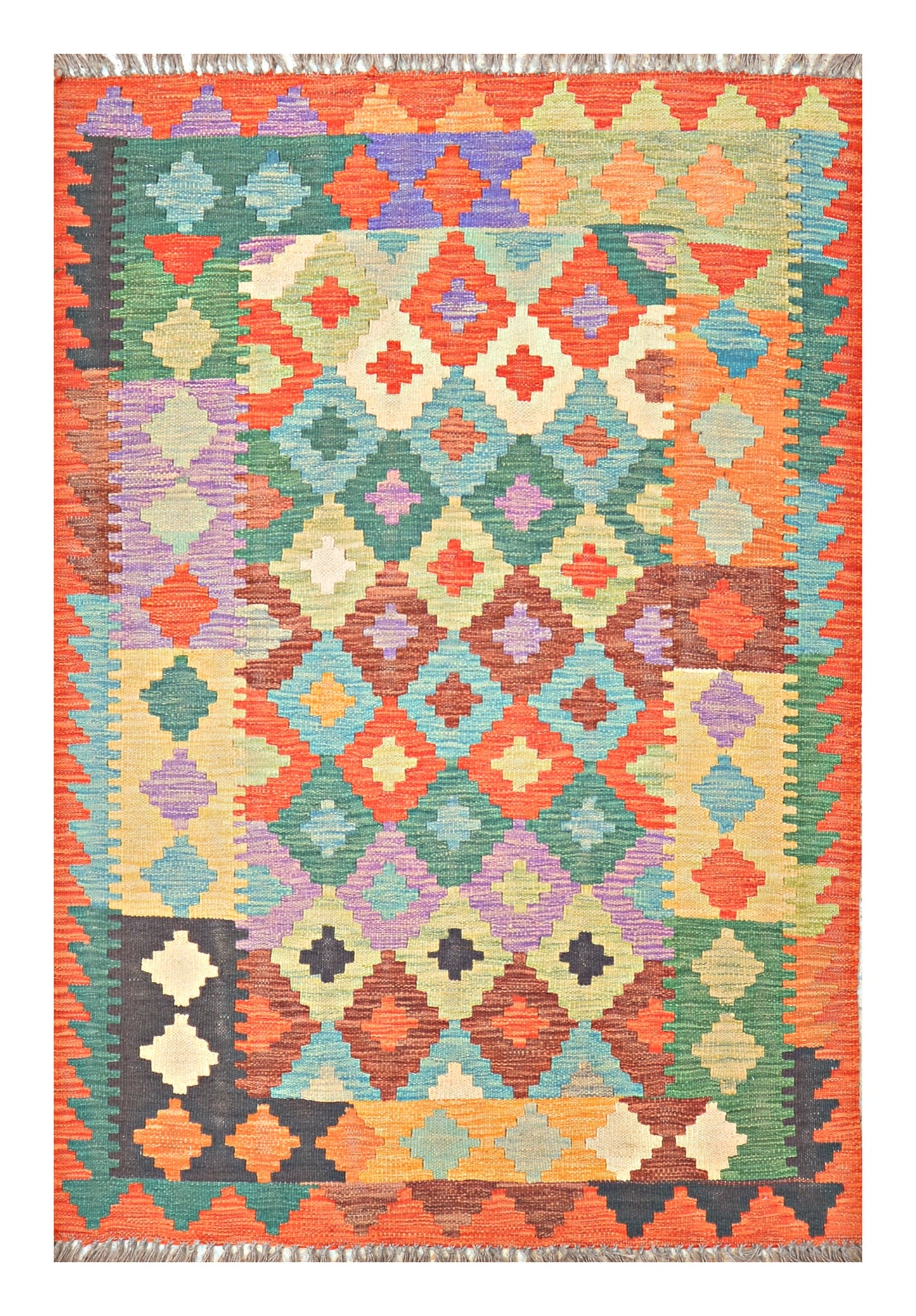 Afghan Kilim - 3x5 ft
