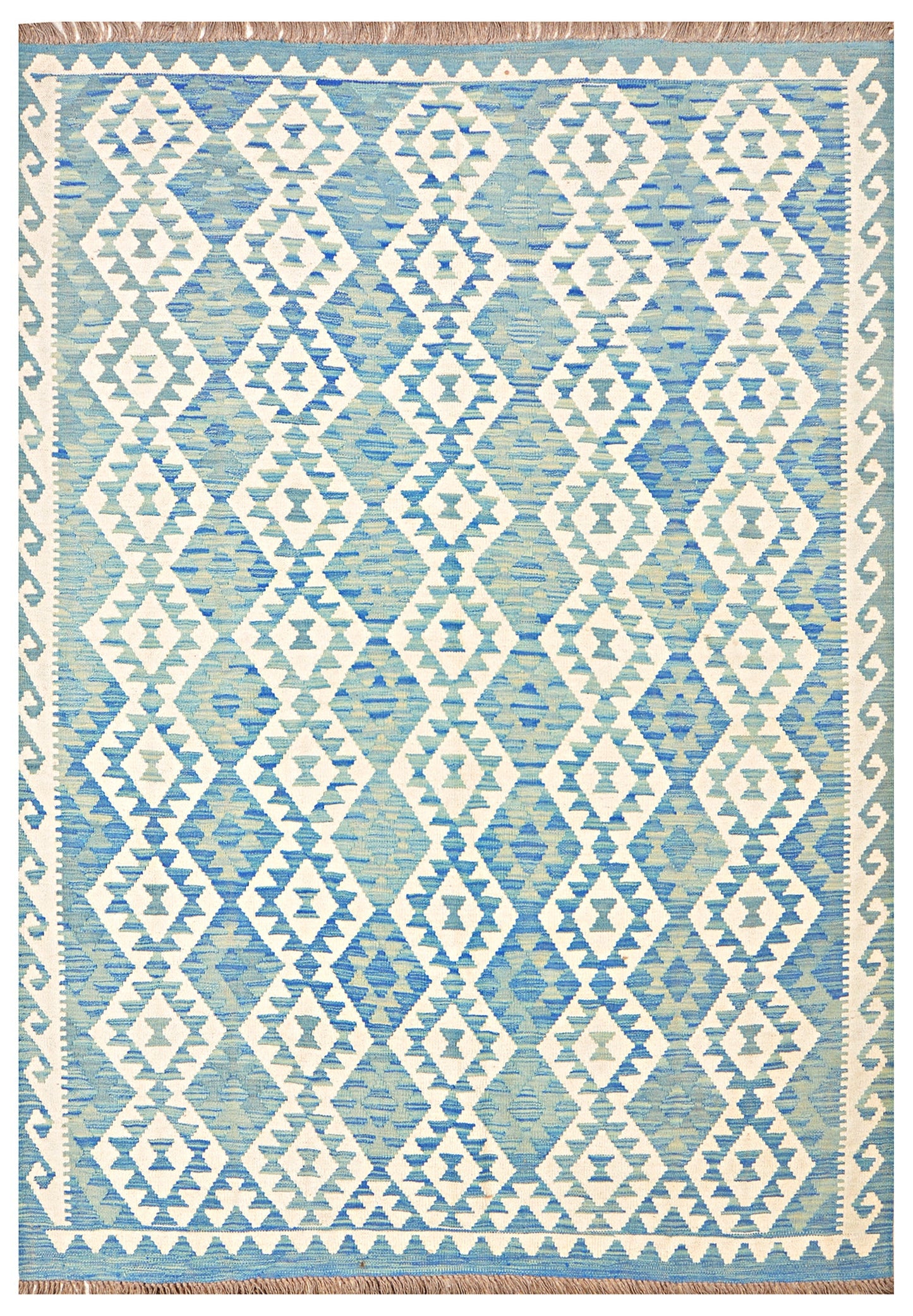 Afghan Kilim - 8x5.5 ft