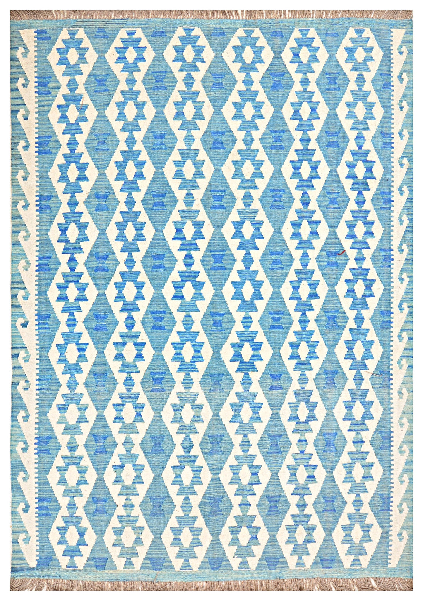 Afghan Kilim - 8x5.5 ft