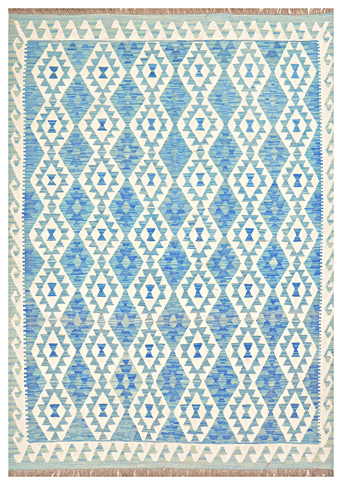 Afghan Kilim - 8x5.5 ft