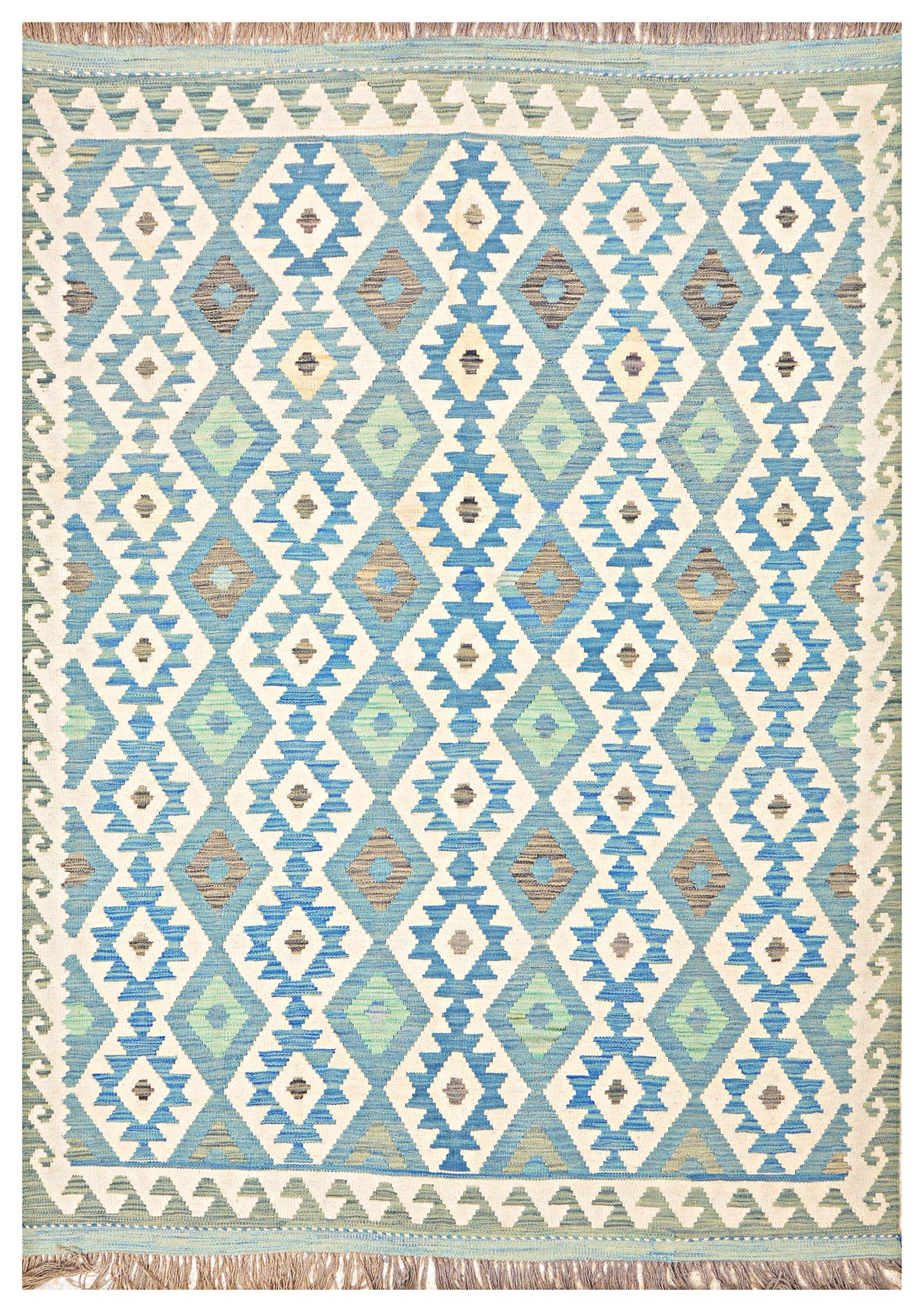 Afghan Kilim - 8x5.5 ft