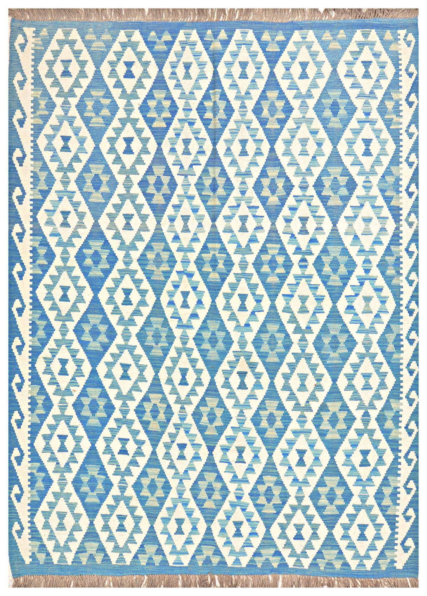 Afghan Kilim - 8x5.5 ft