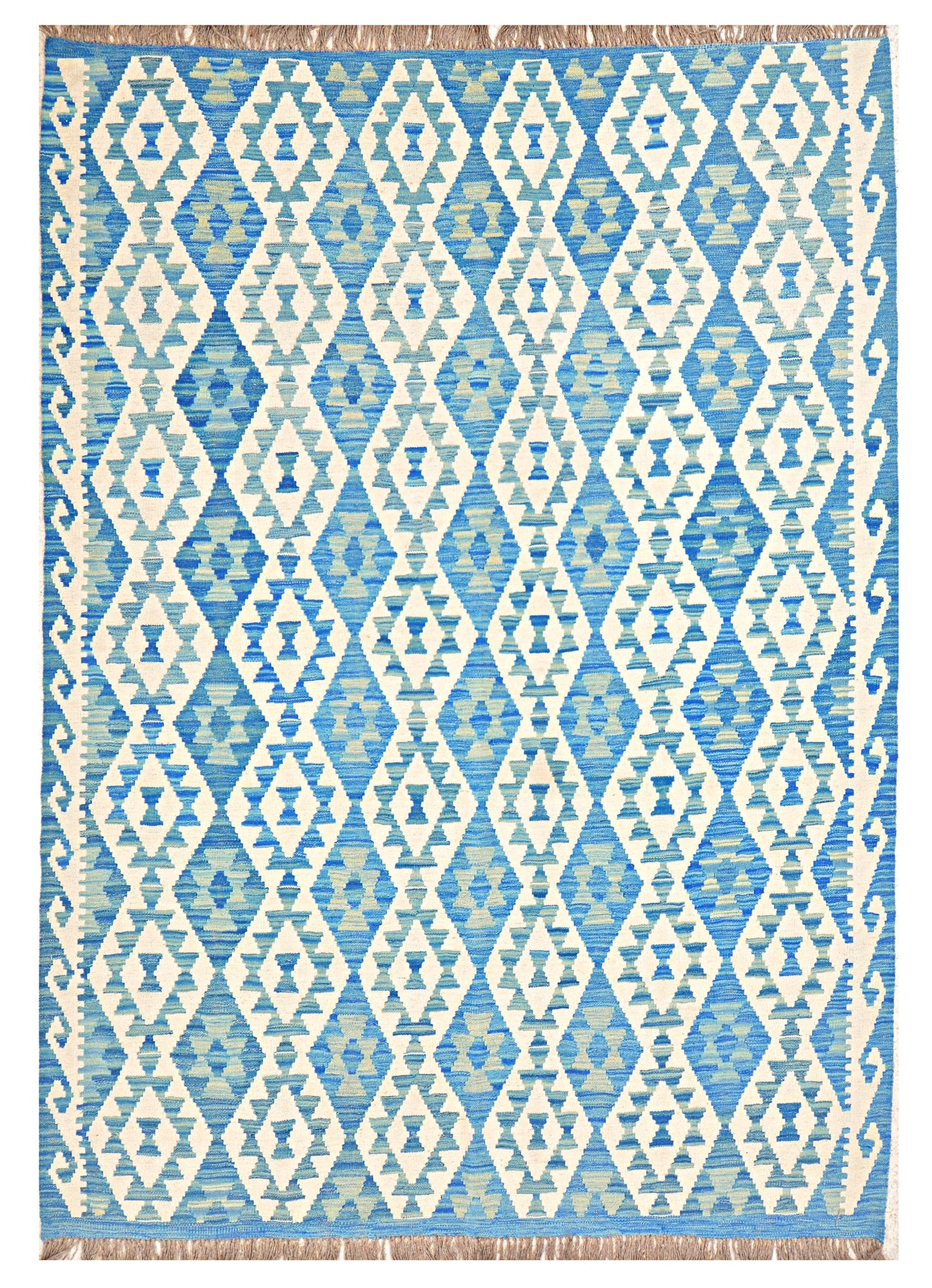 Afghan Kilim - 8x5.5 ft