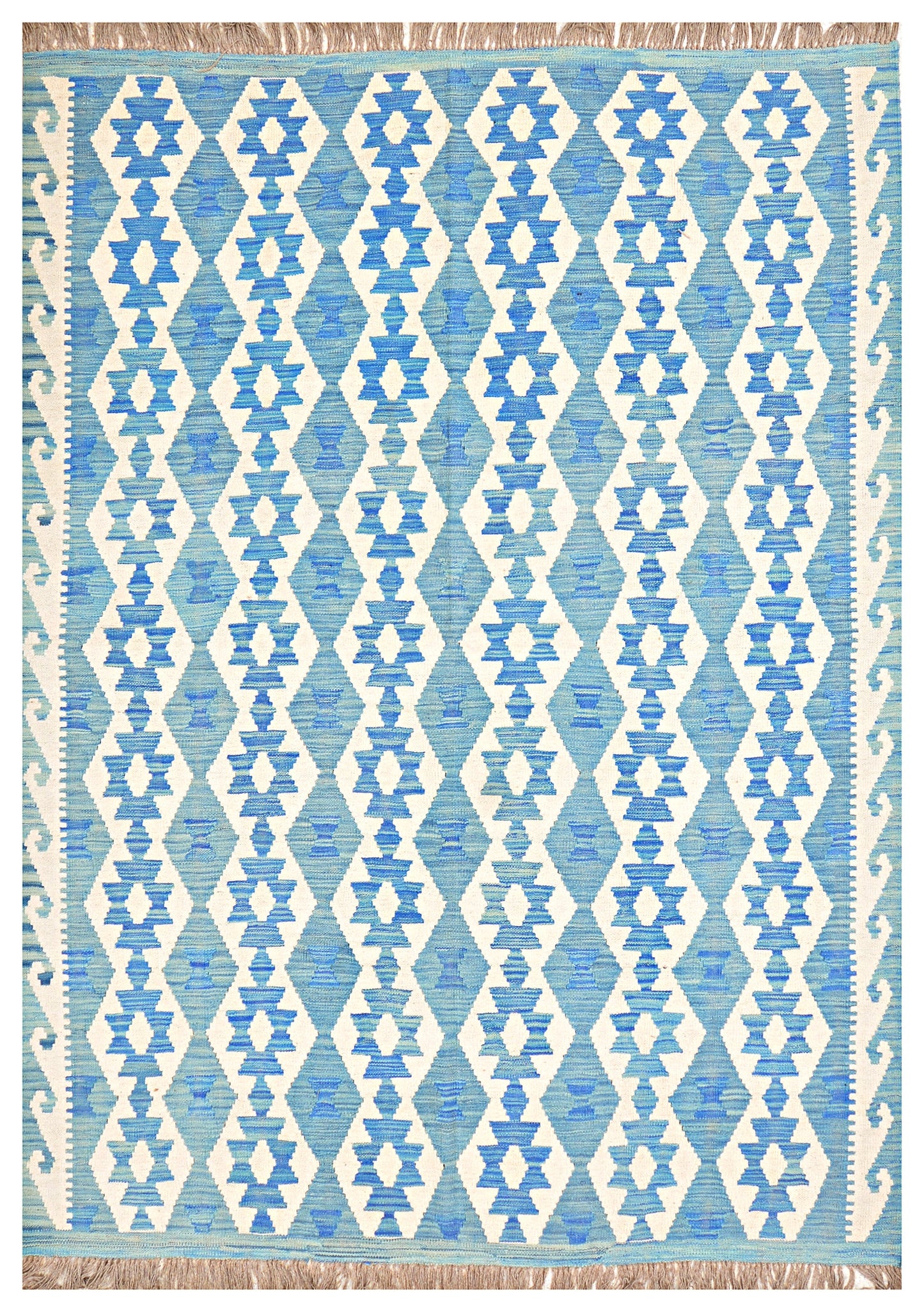 Afghan Kilim - 8x5.5 ft