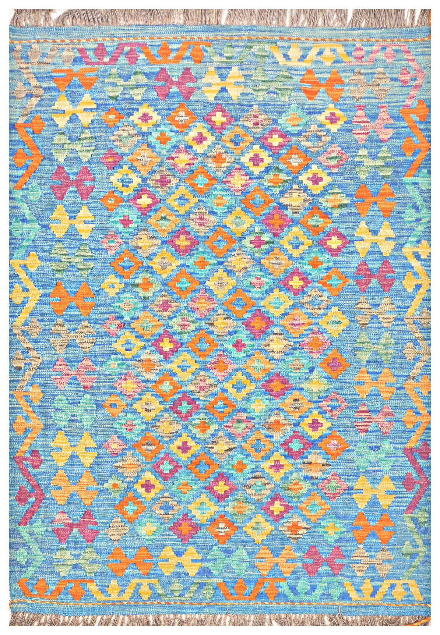 Afghan Kilim - 6x4 ft