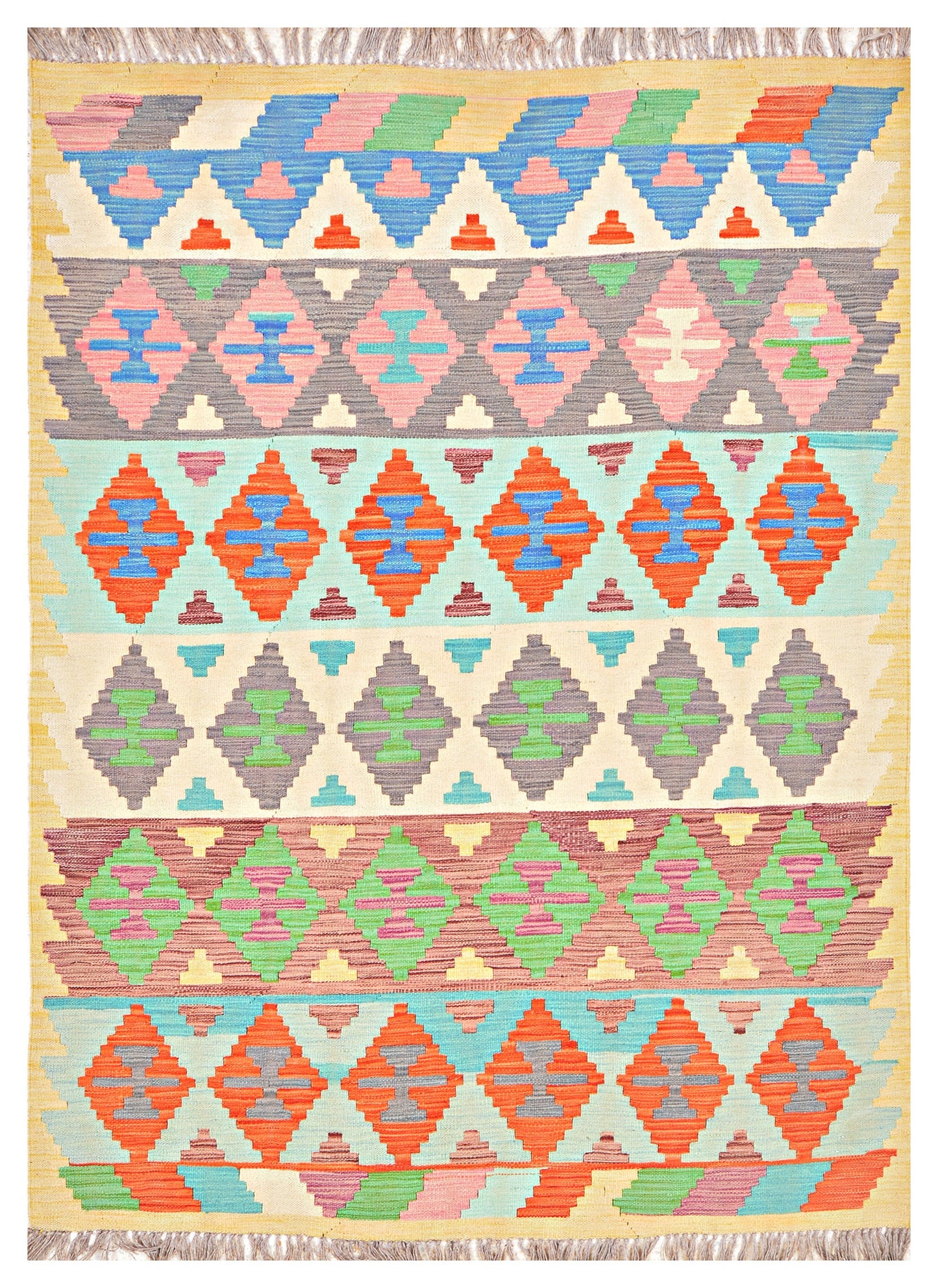 Afghan Kilim - 7x5 ft