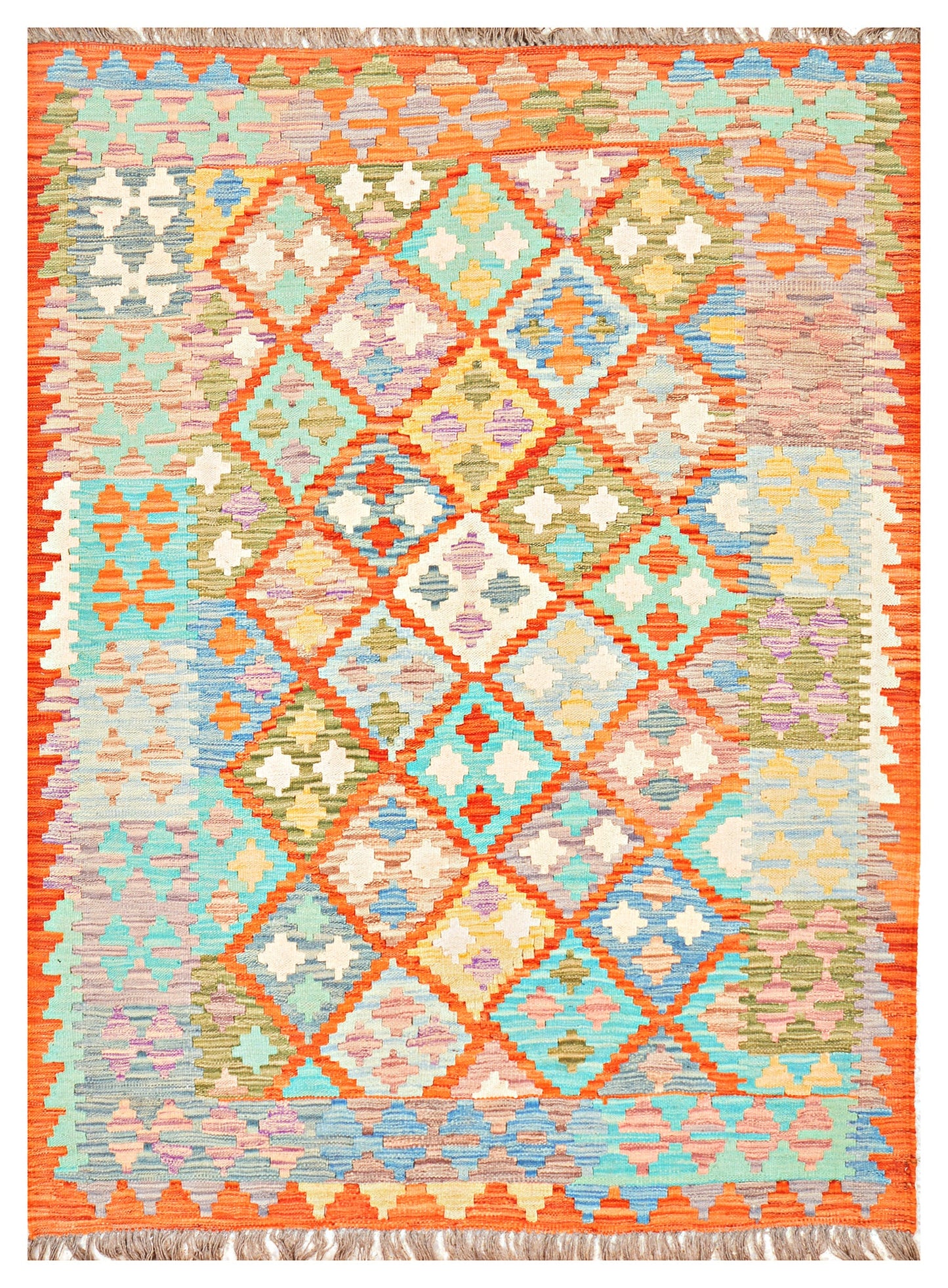 Afghan Kilim - 7x5 ft