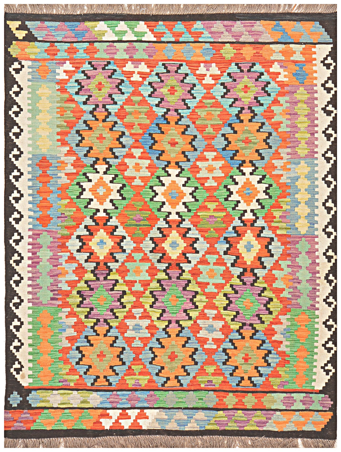 Afghan Kilim - 7x5 ft