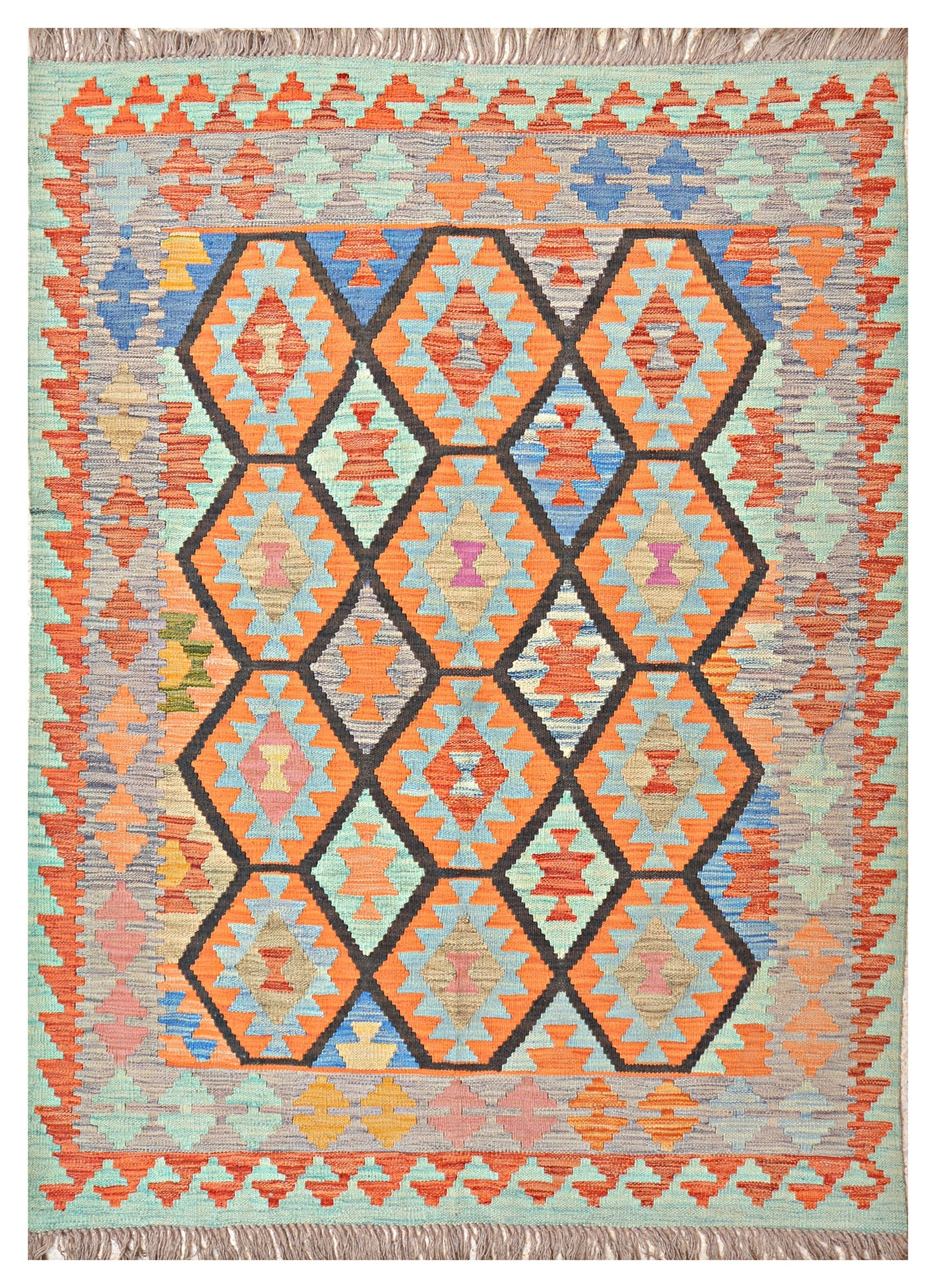 Afghan Kilim - 7x5 ft