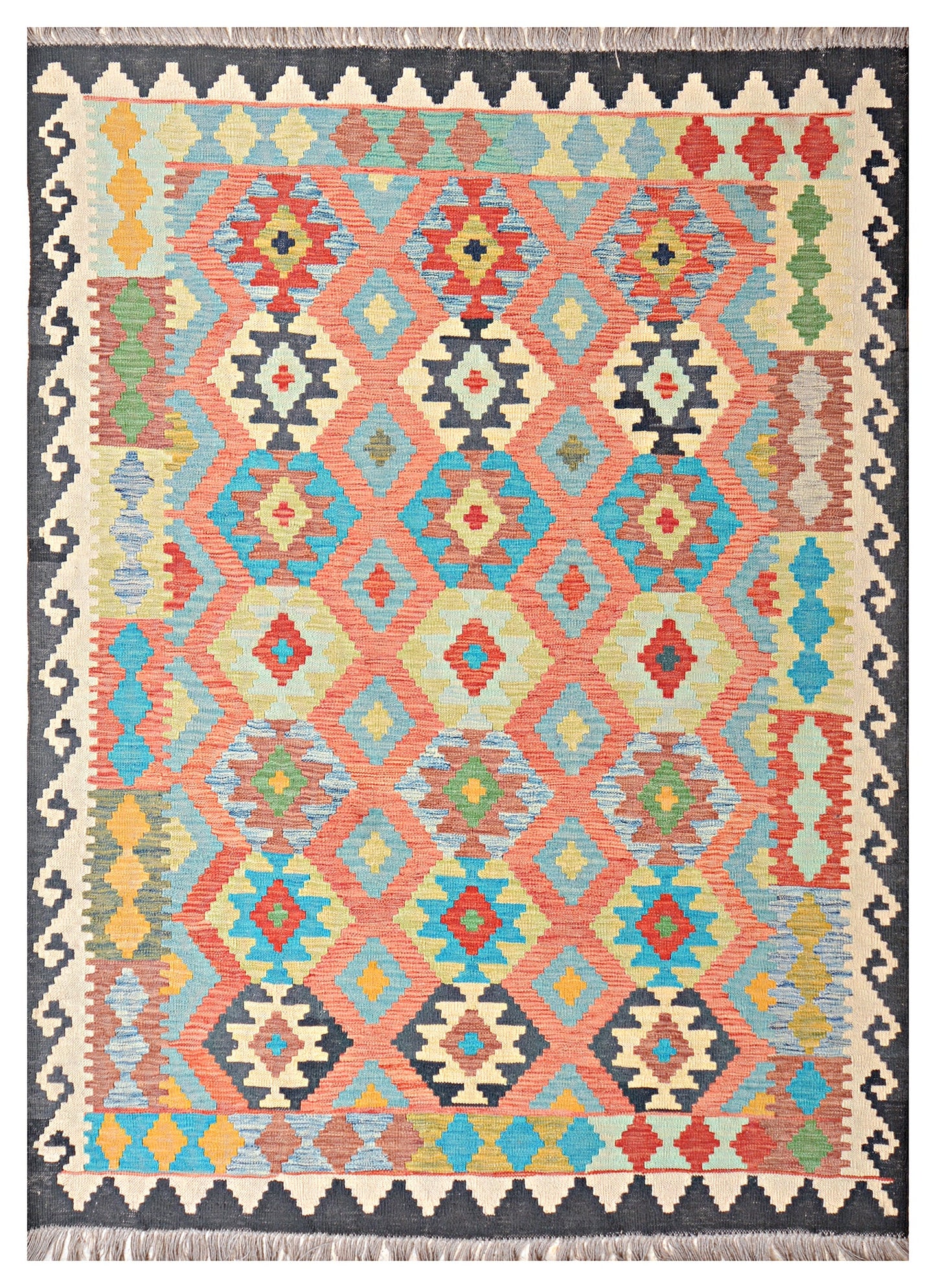 Afghan Kilim - 7x5 ft