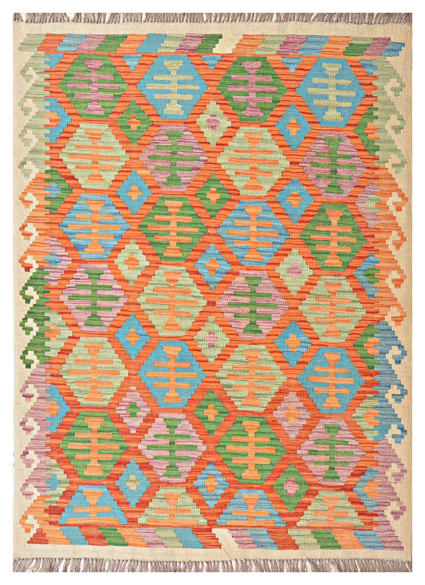 Afghan Kilim - 7x5 ft