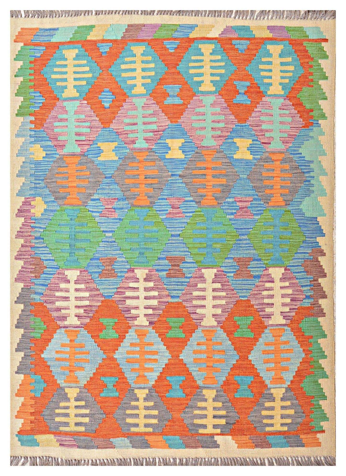 Afghan Kilim - 7x5 ft