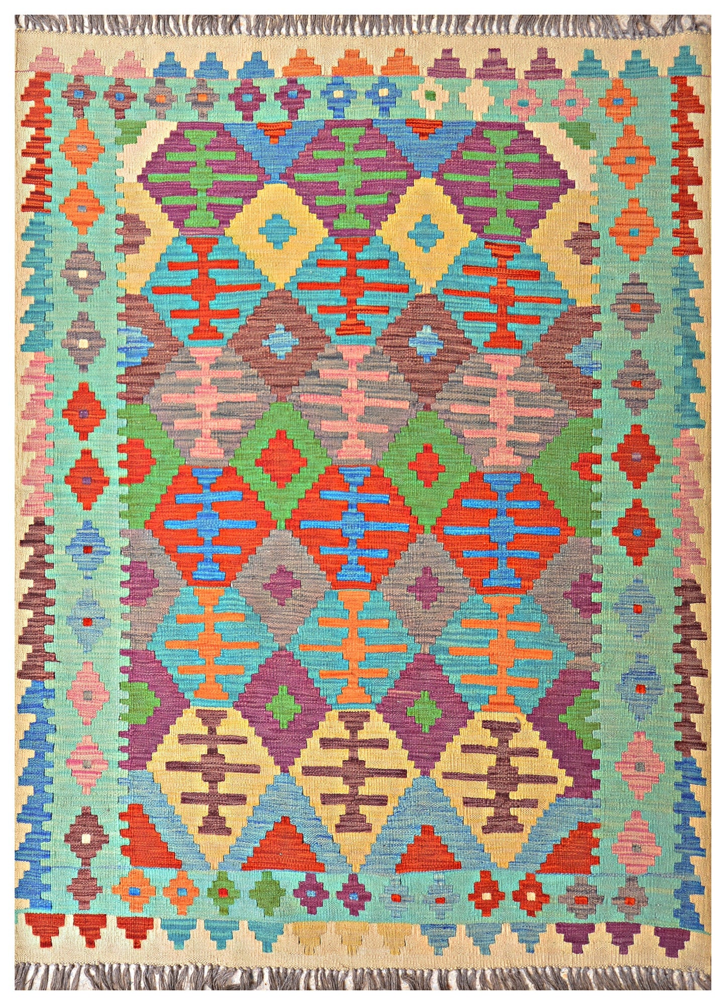 Afghan Kilim - 7x5 ft