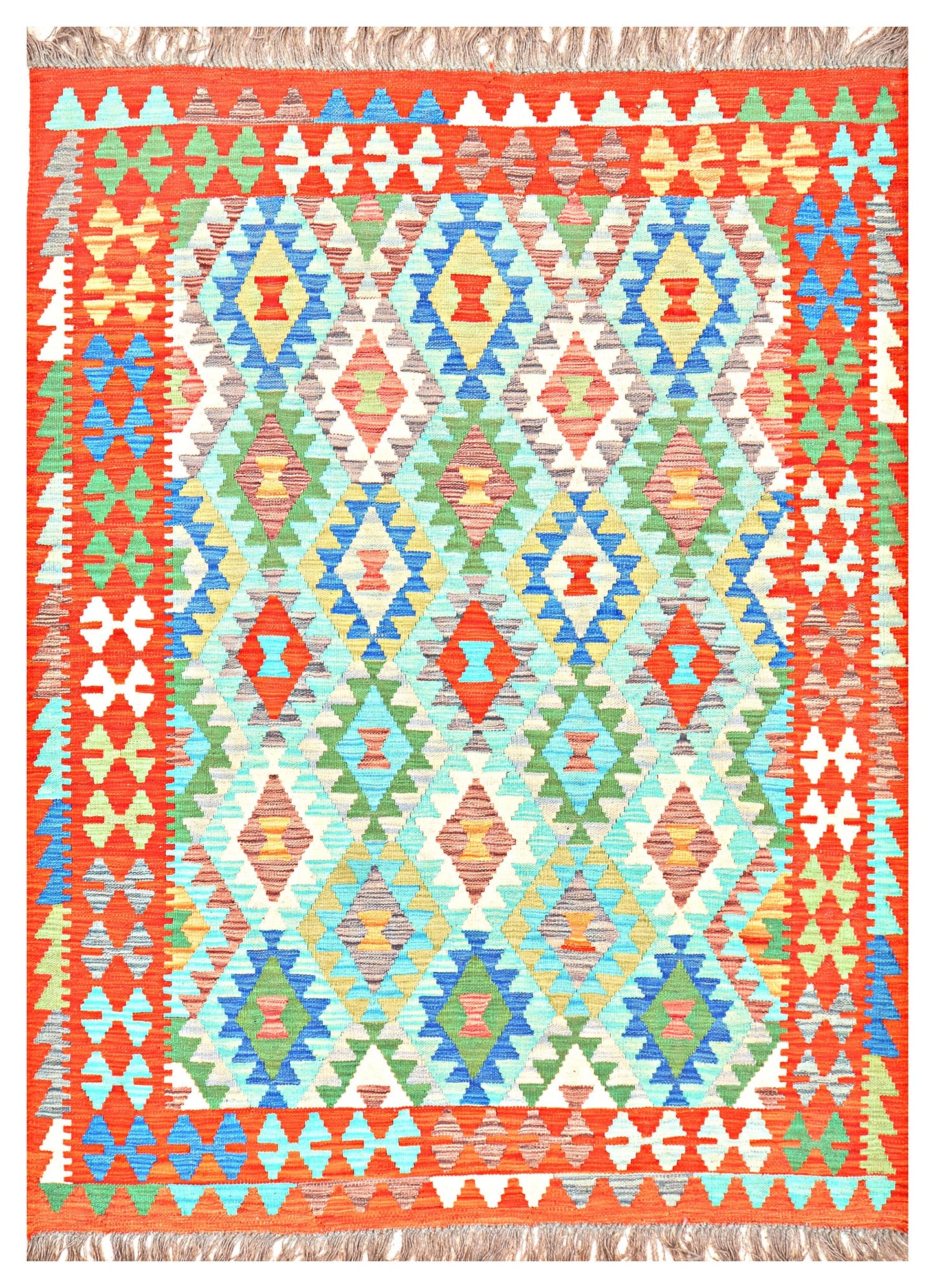 Afghan Kilim - 7x5 ft