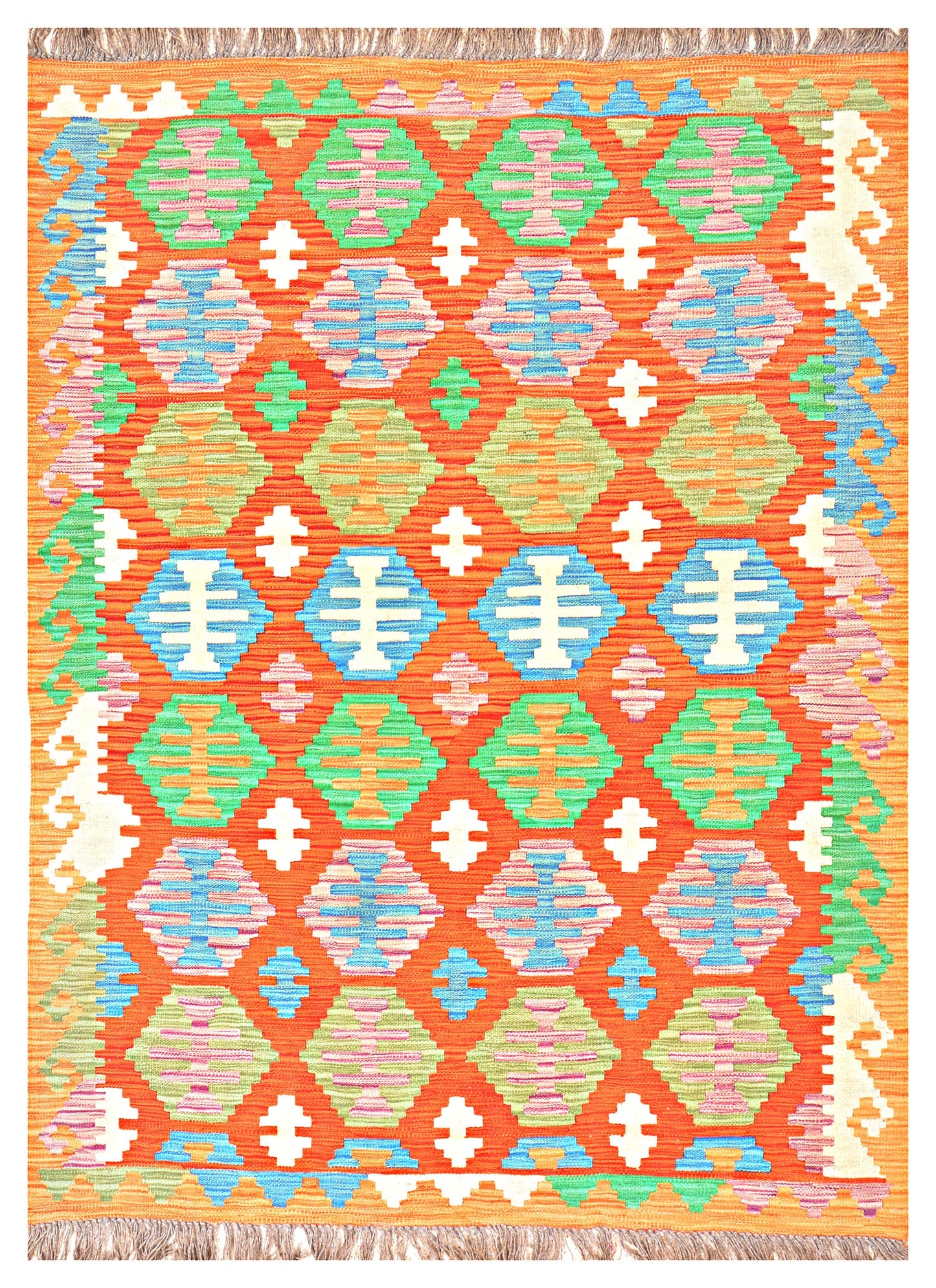 Afghan Kilim - 7x5 ft