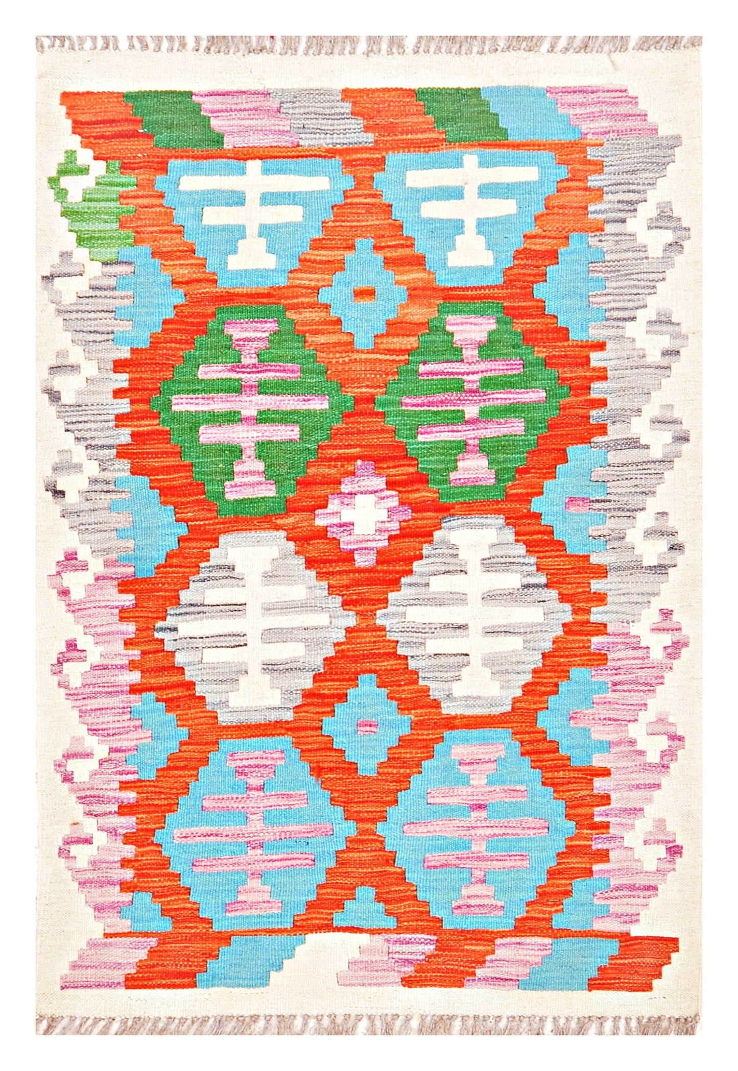 Afghan Kilim - 2.5x4 ft