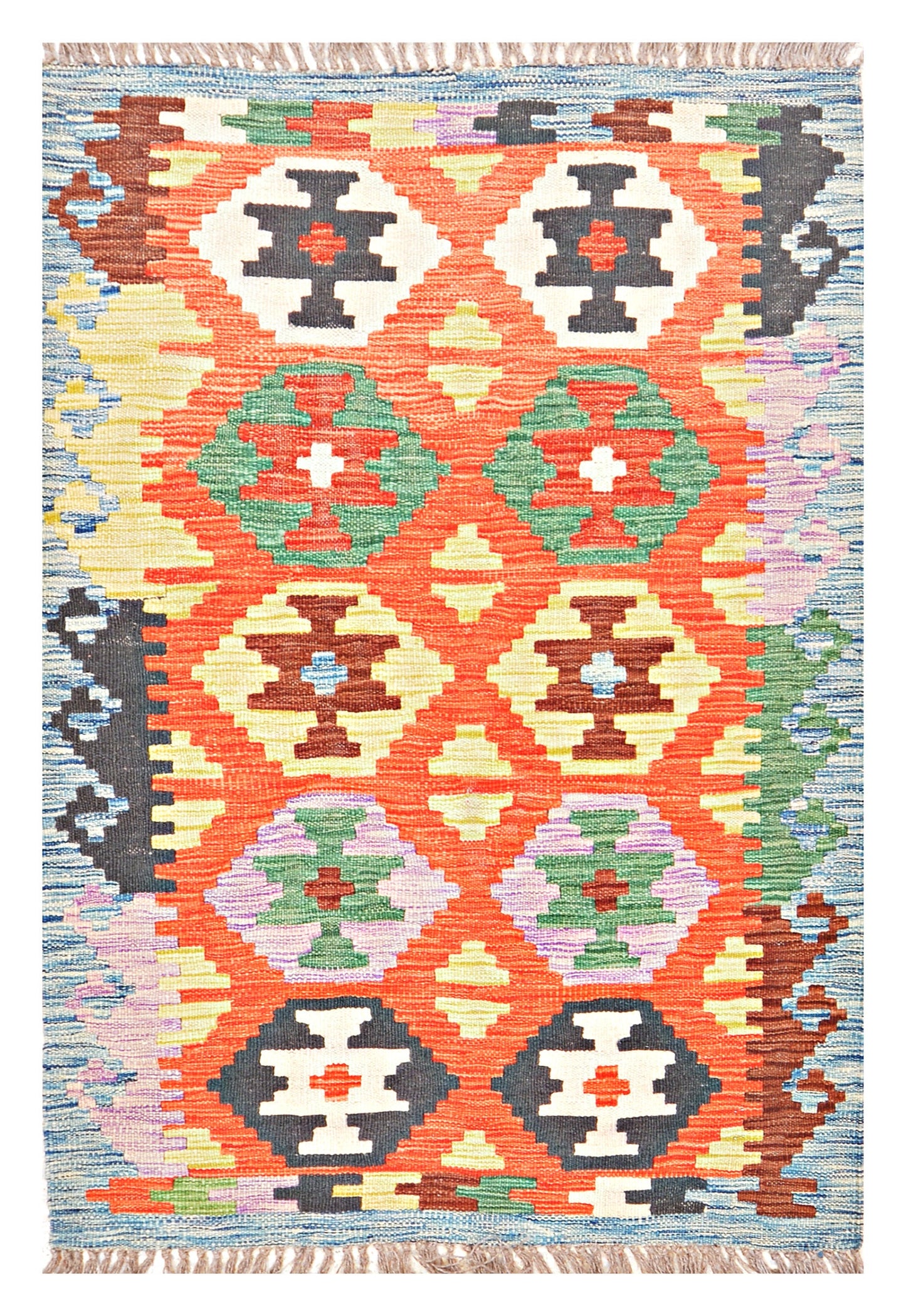 Afghan Kilim - 2.5x4 ft