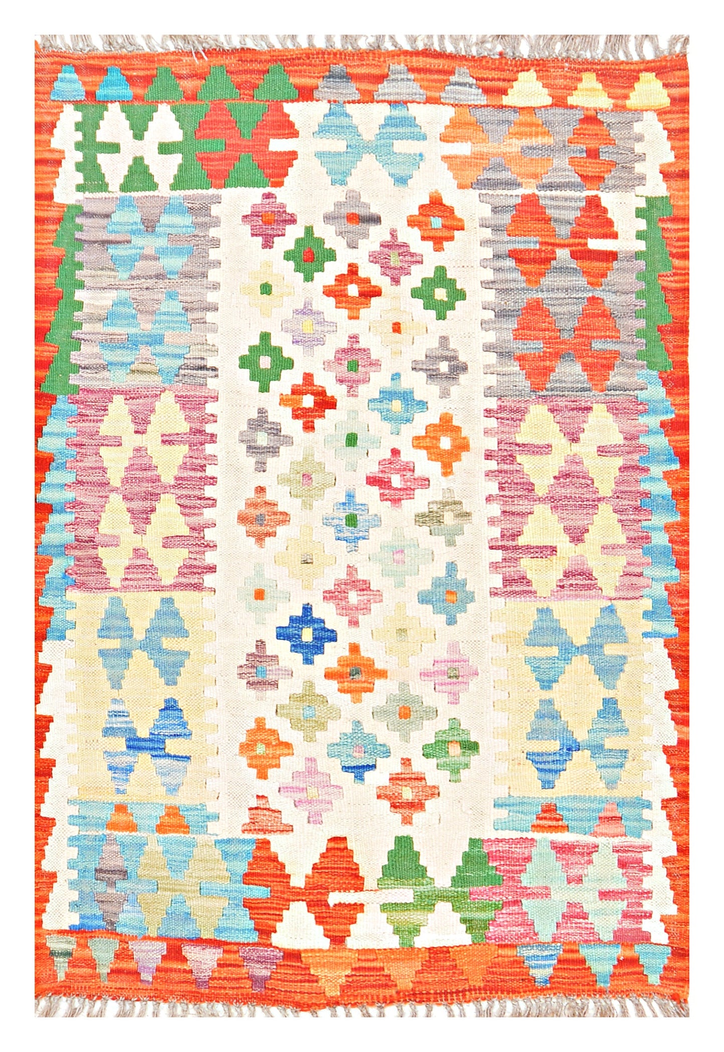 Afghan Kilim - 2.5x4 ft