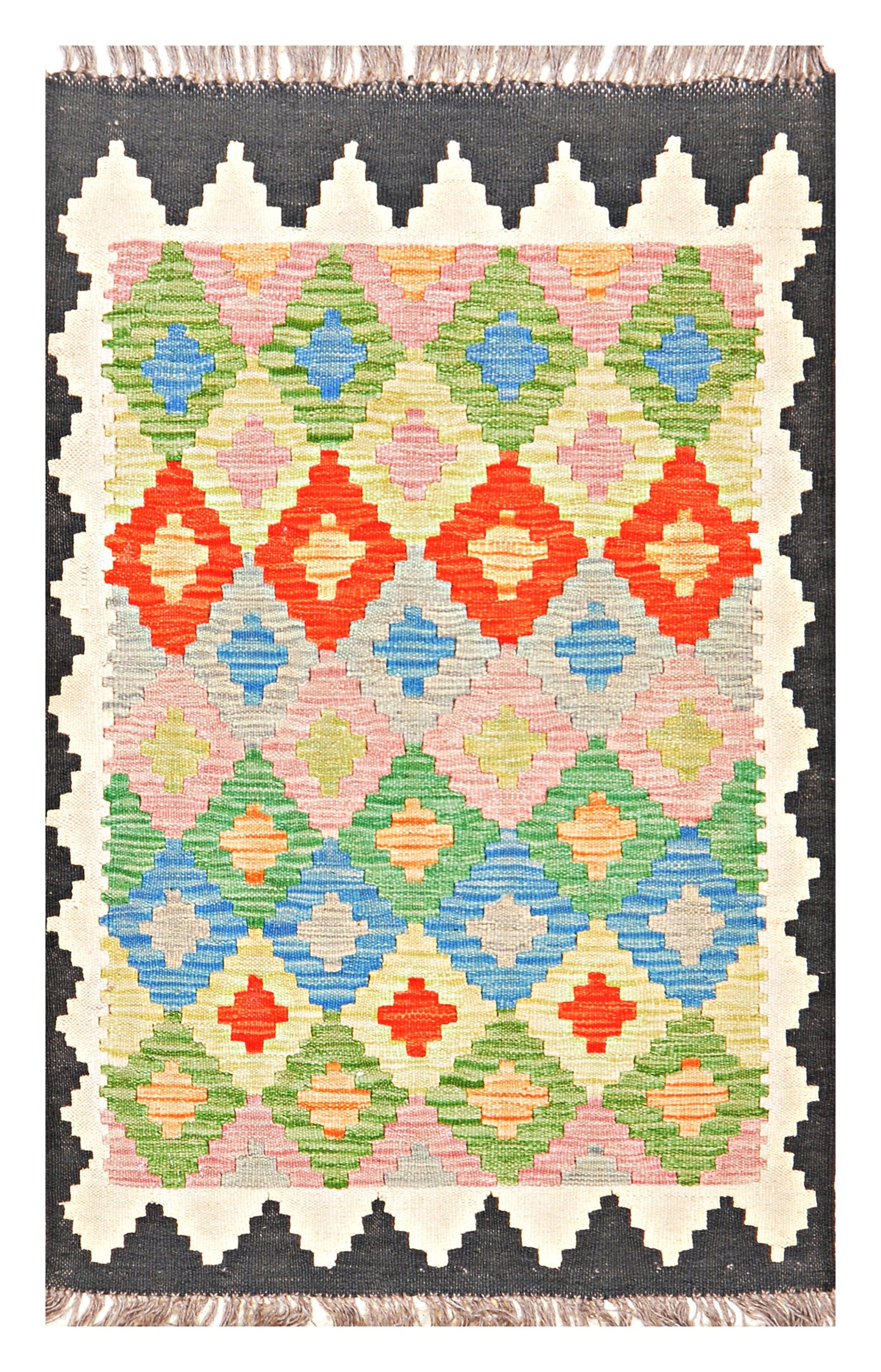 Afghan Kilim - 2.5x4 ft