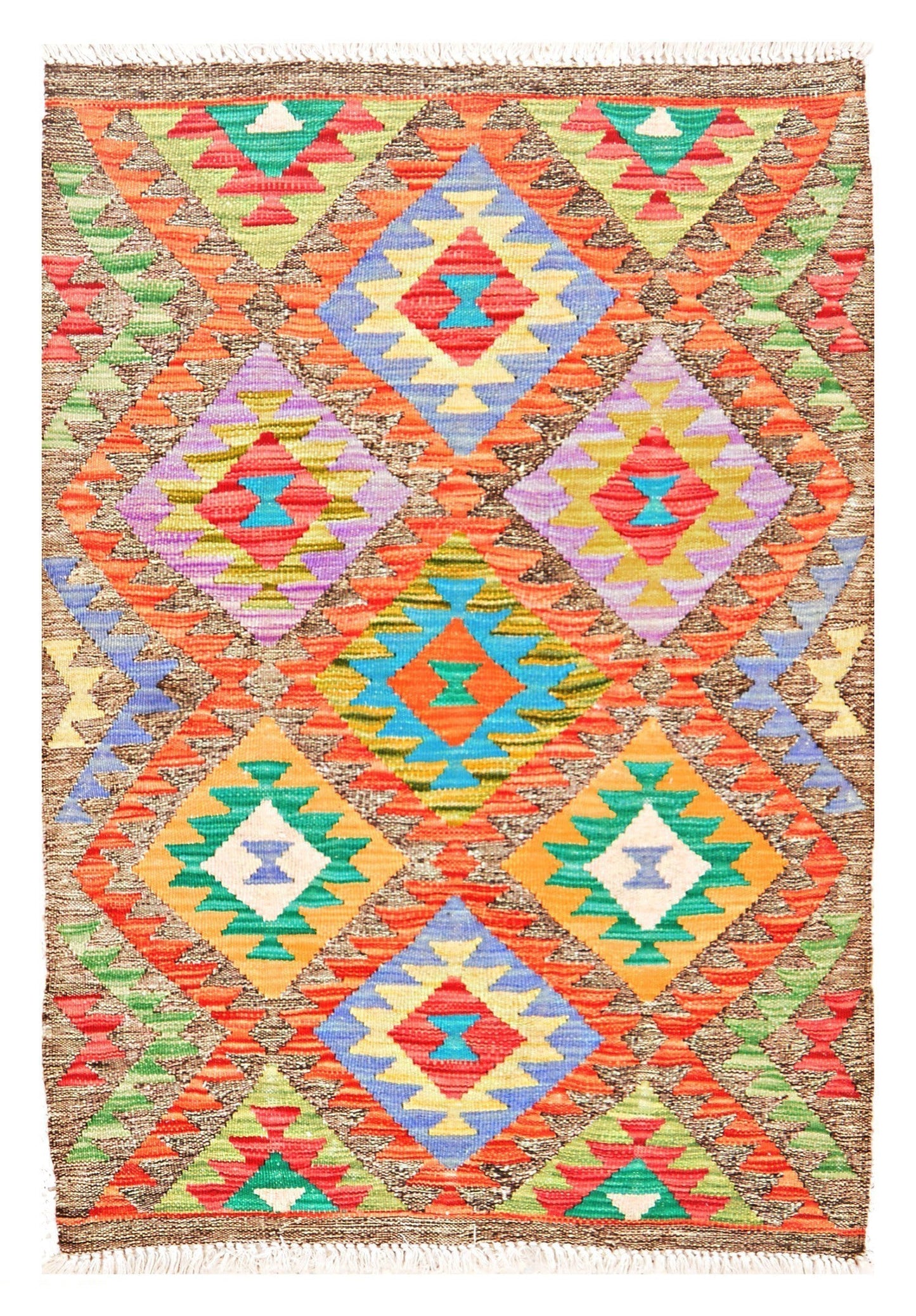 Afghan Kilim - 2.5x4 ft