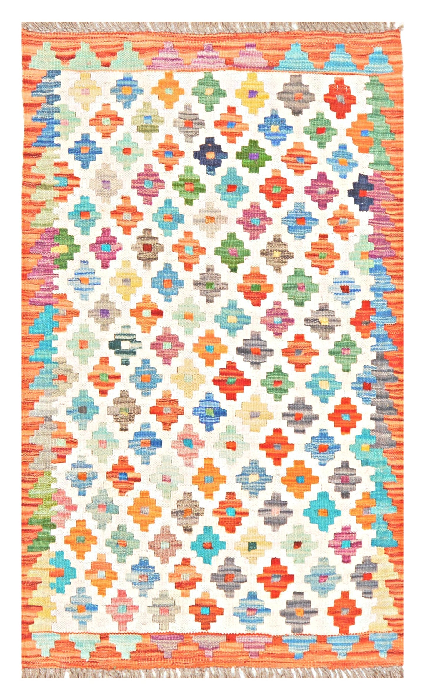 Afghan Kilim - 2.5x4 ft