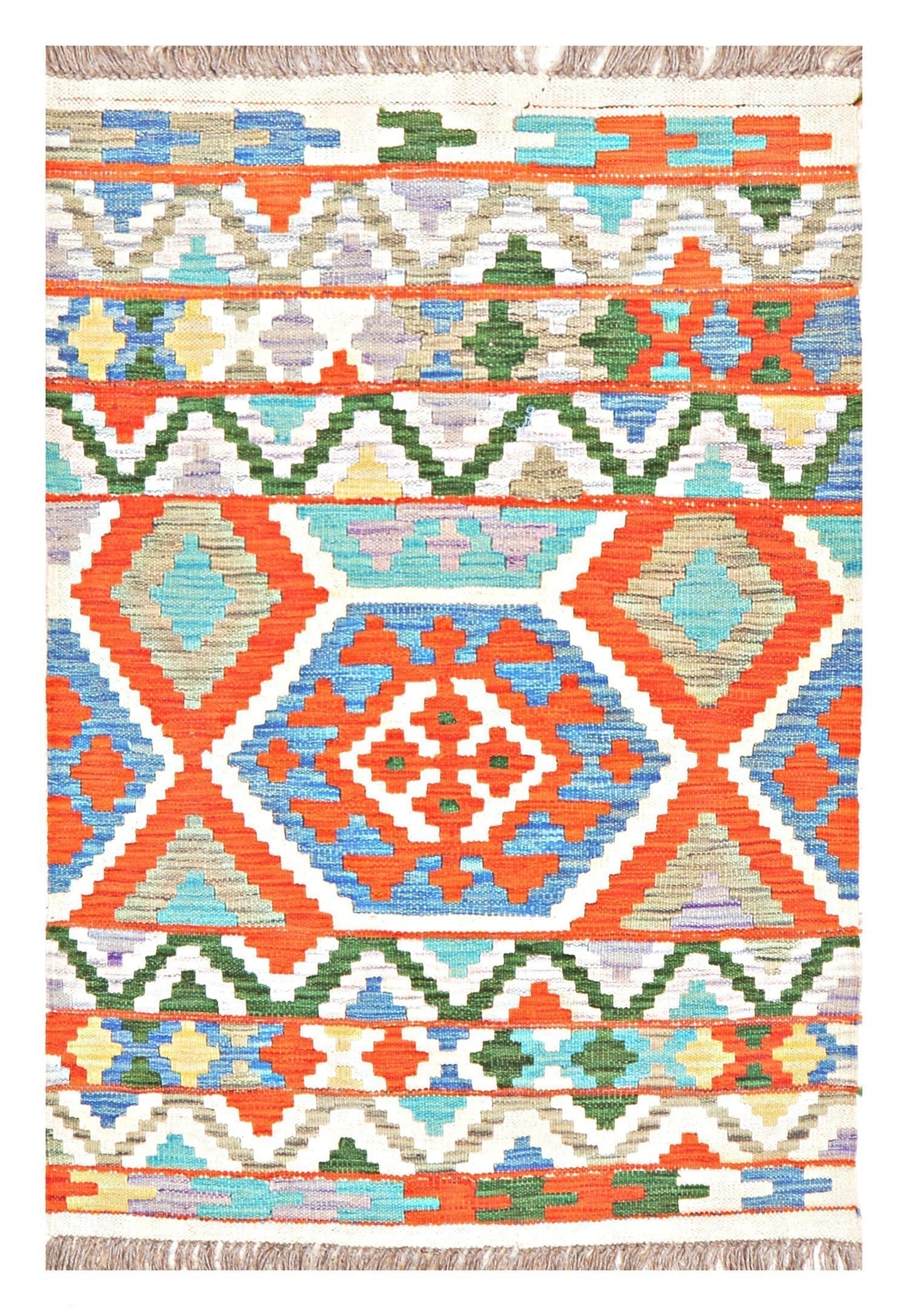 Afghan Kilim - 2.5x4 ft