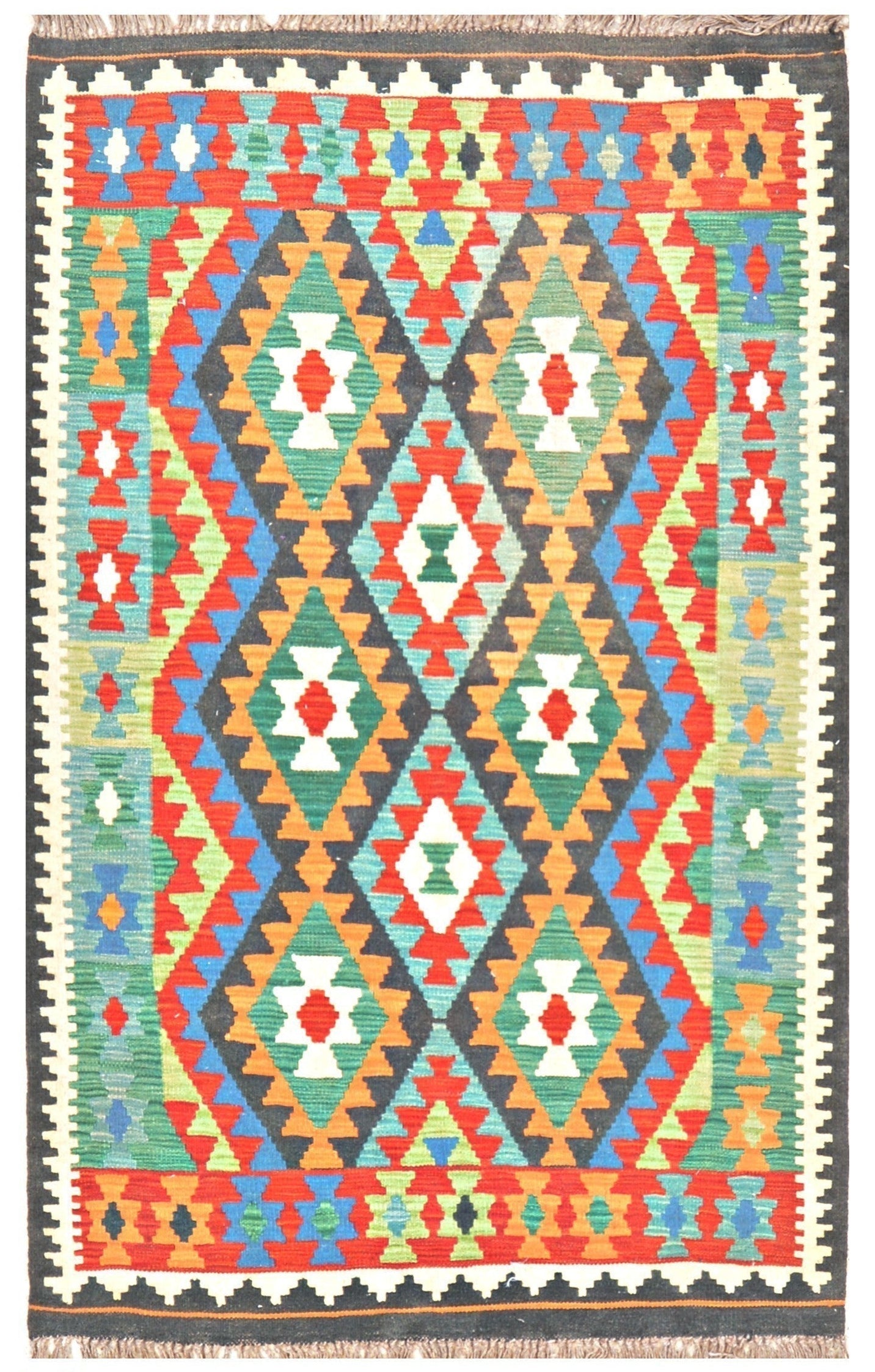 Afghan Kilim - 3x5 ft