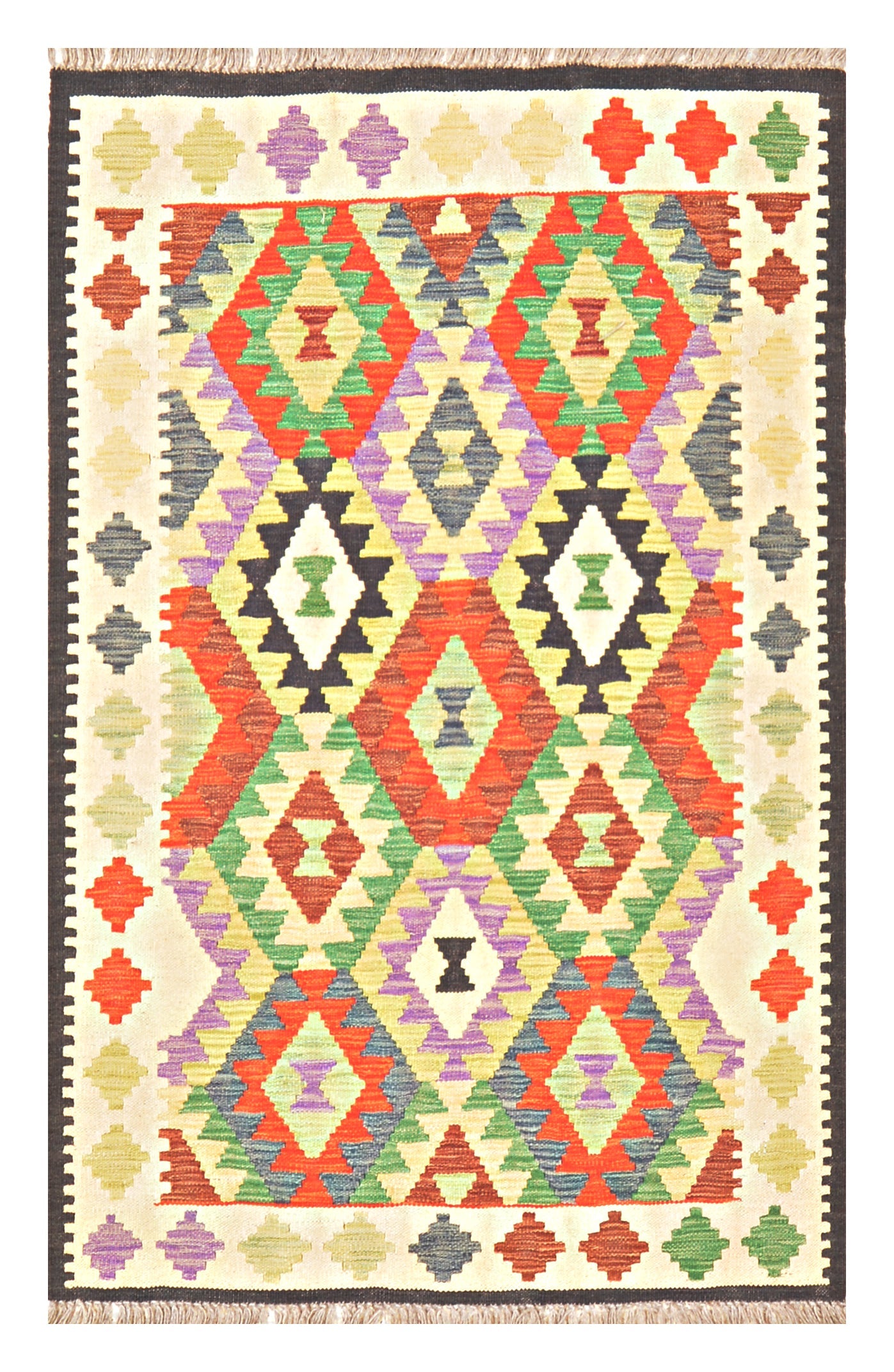 Afghan Kilim - 3x5 ft