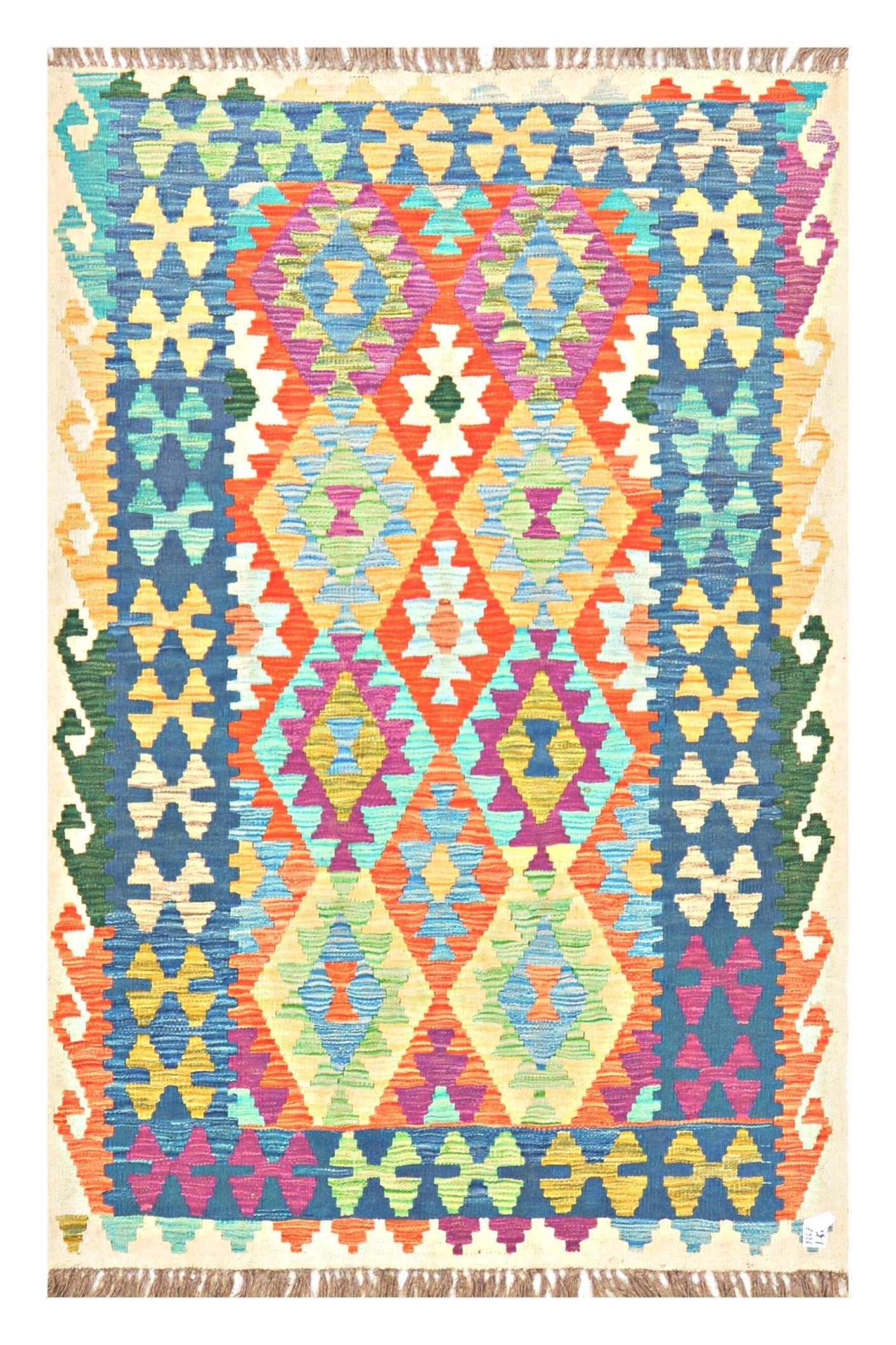 Afghan Kilim - 3x5 ft