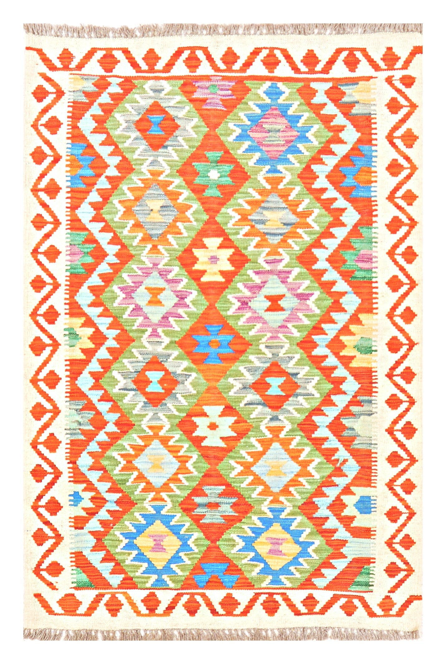 Afghan Kilim - 3x5 ft