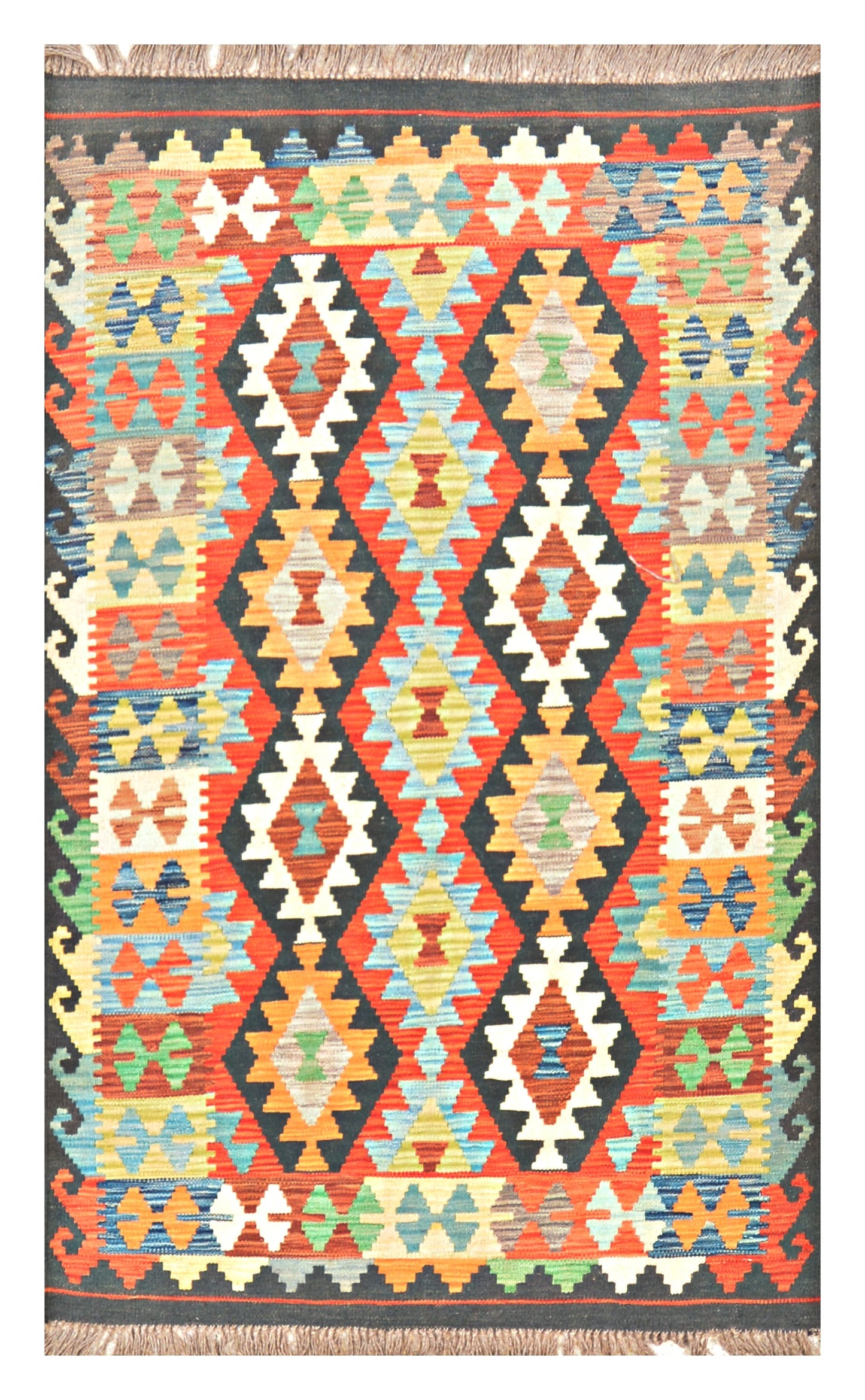 Afghan Kilim - 3x5 ft