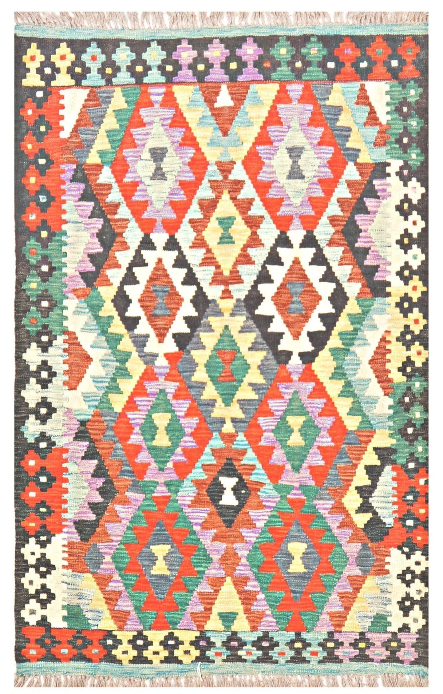 Afghan Kilim - 3x5 ft