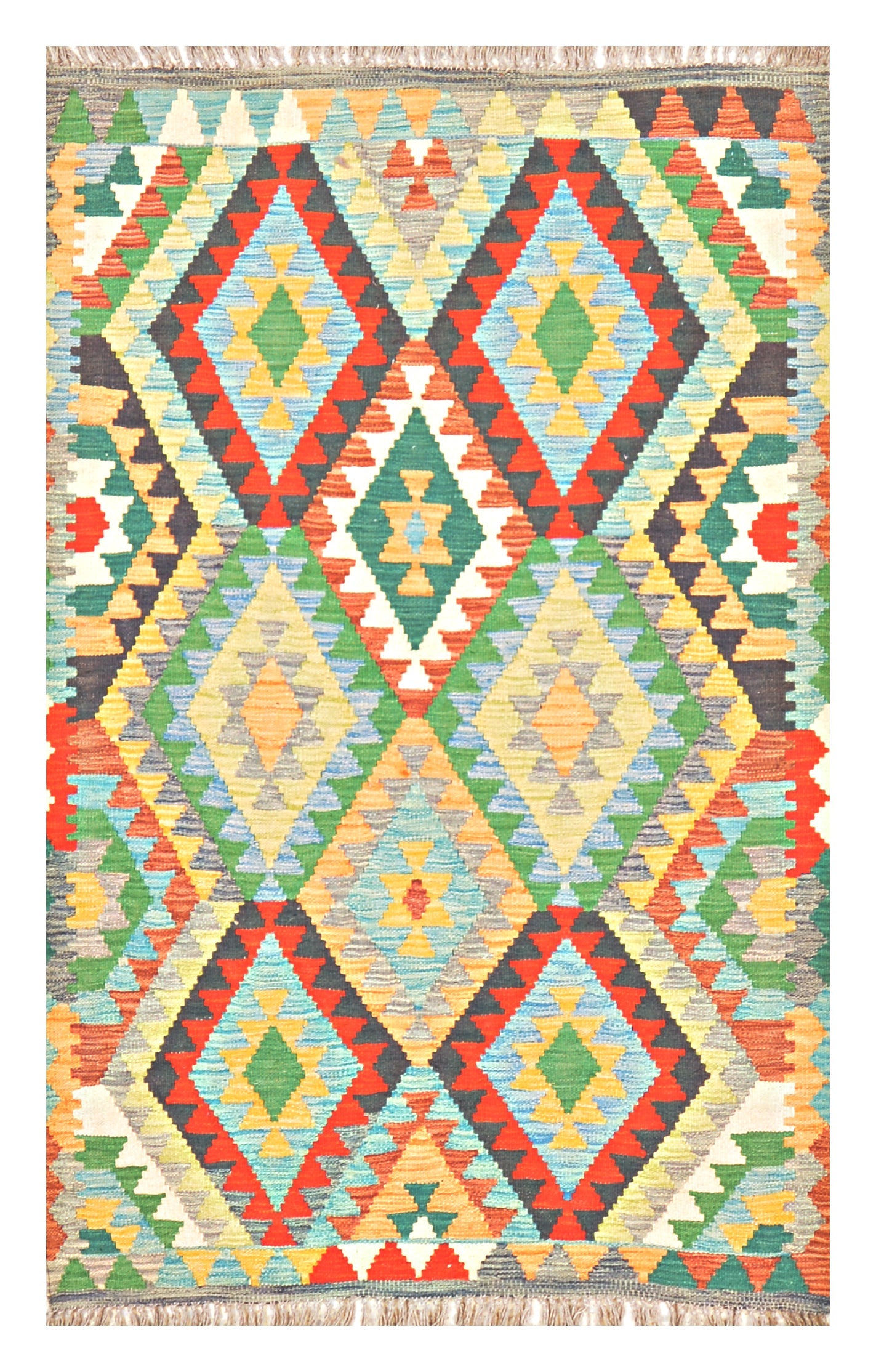 Afghan Kilim - 3x5 ft