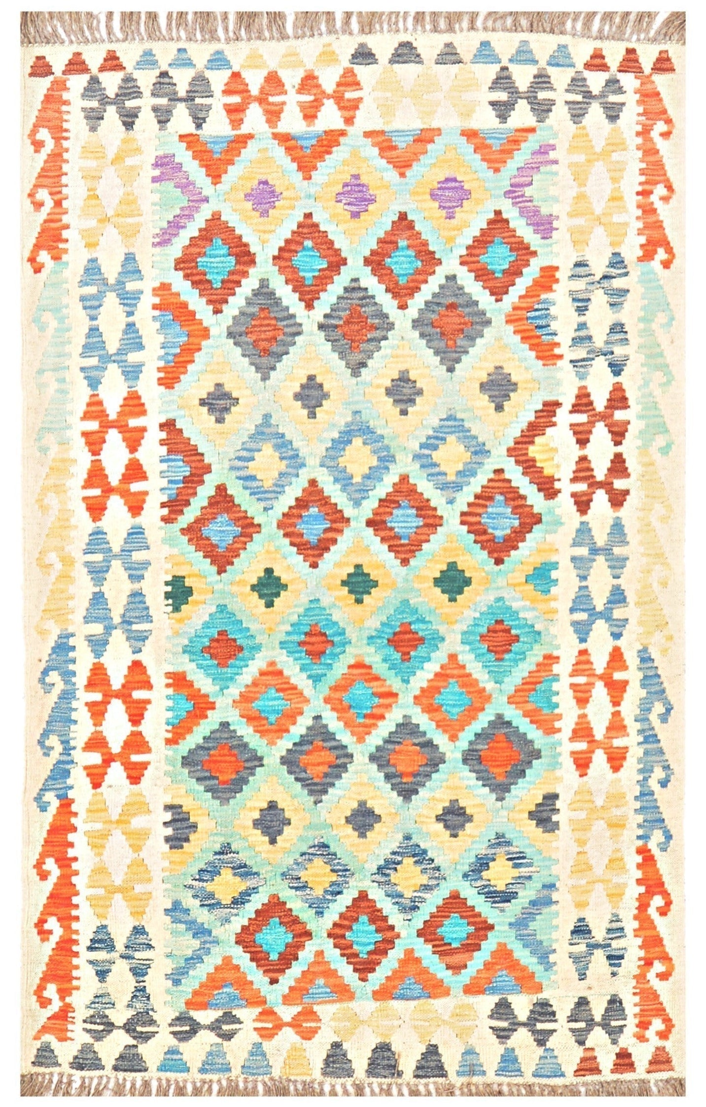 Afghan Kilim - 3x5 ft