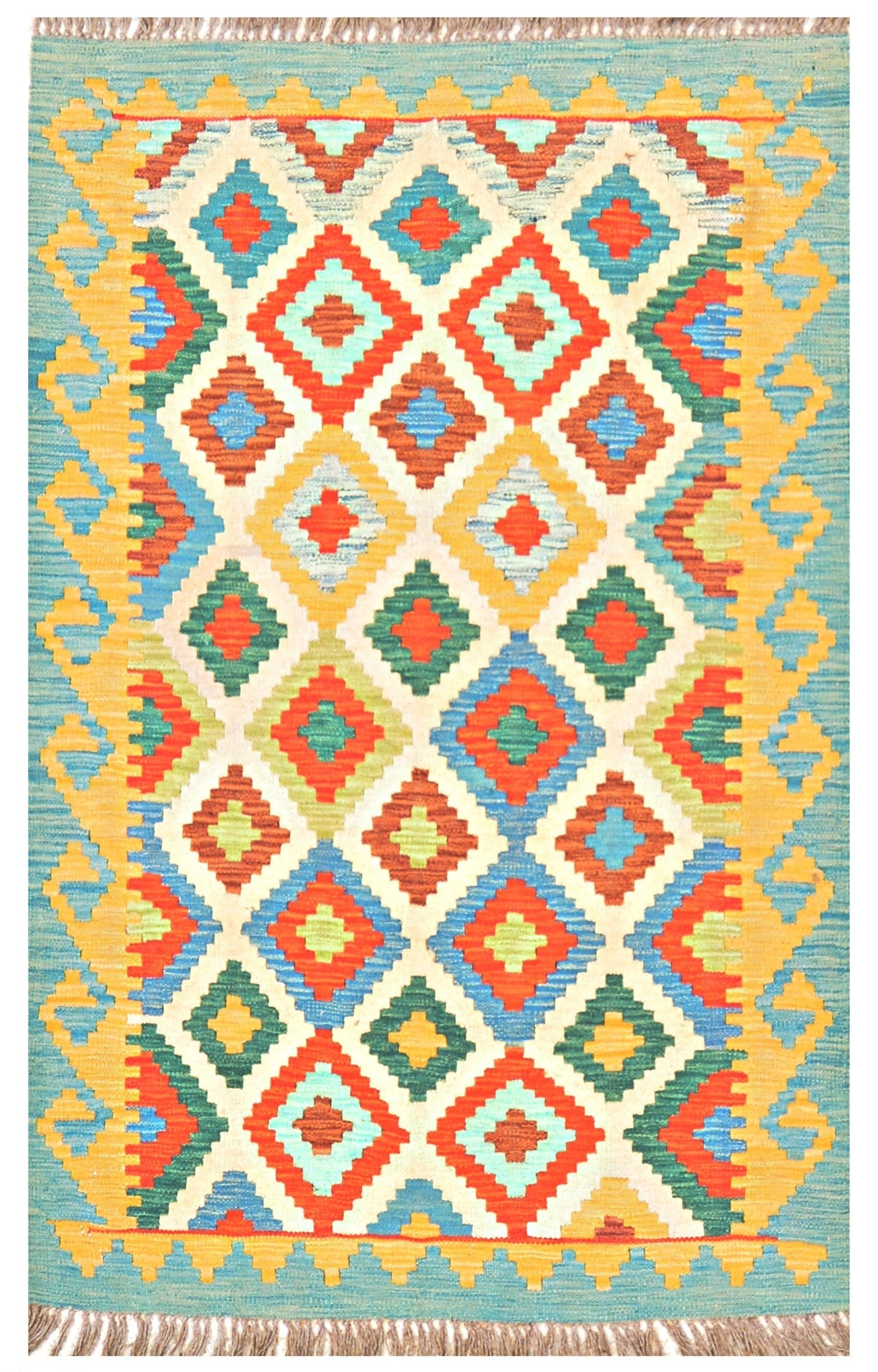 Afghan Kilim - 3x5 ft