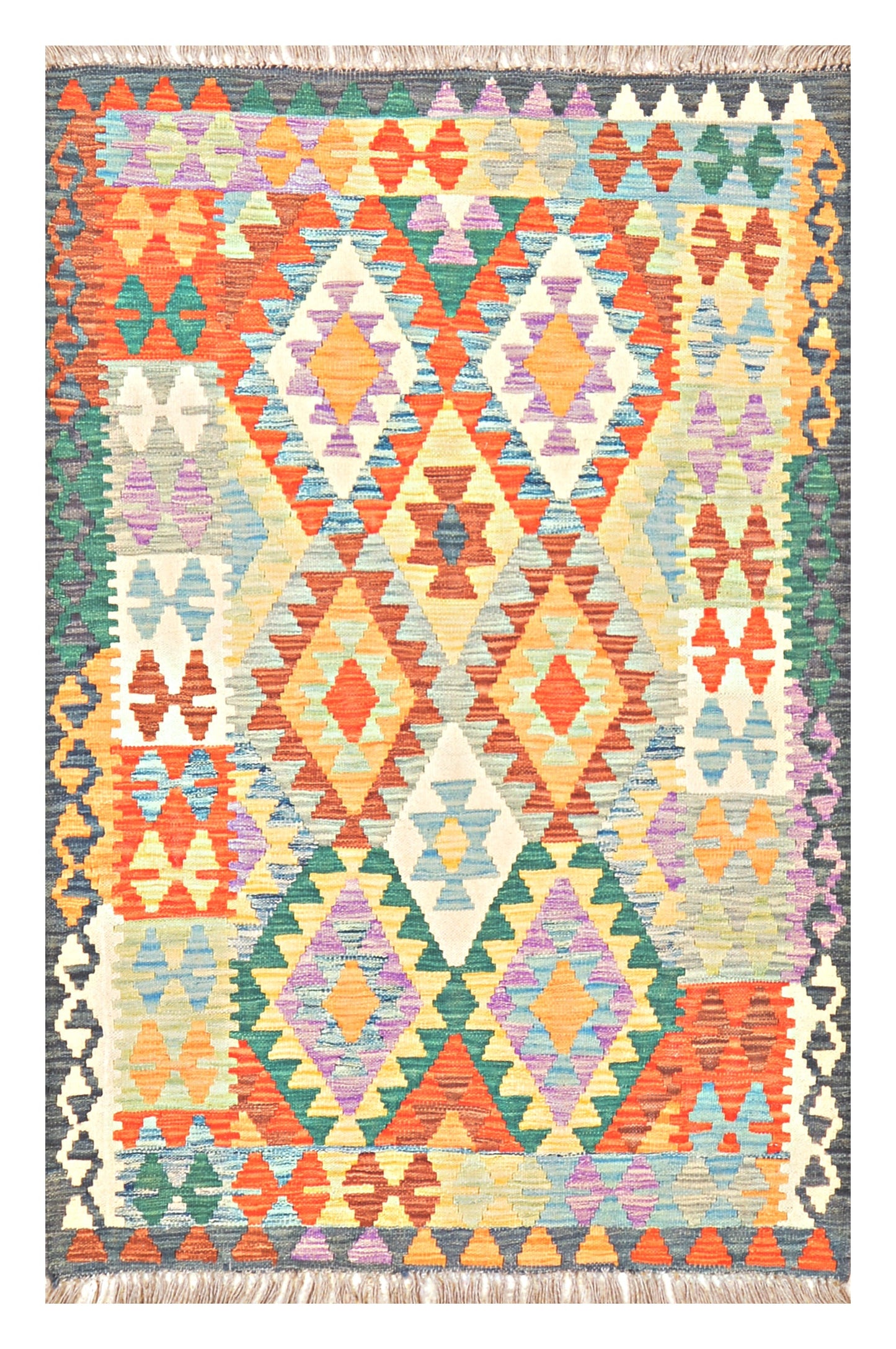 Afghan Kilim - 3x5 ft
