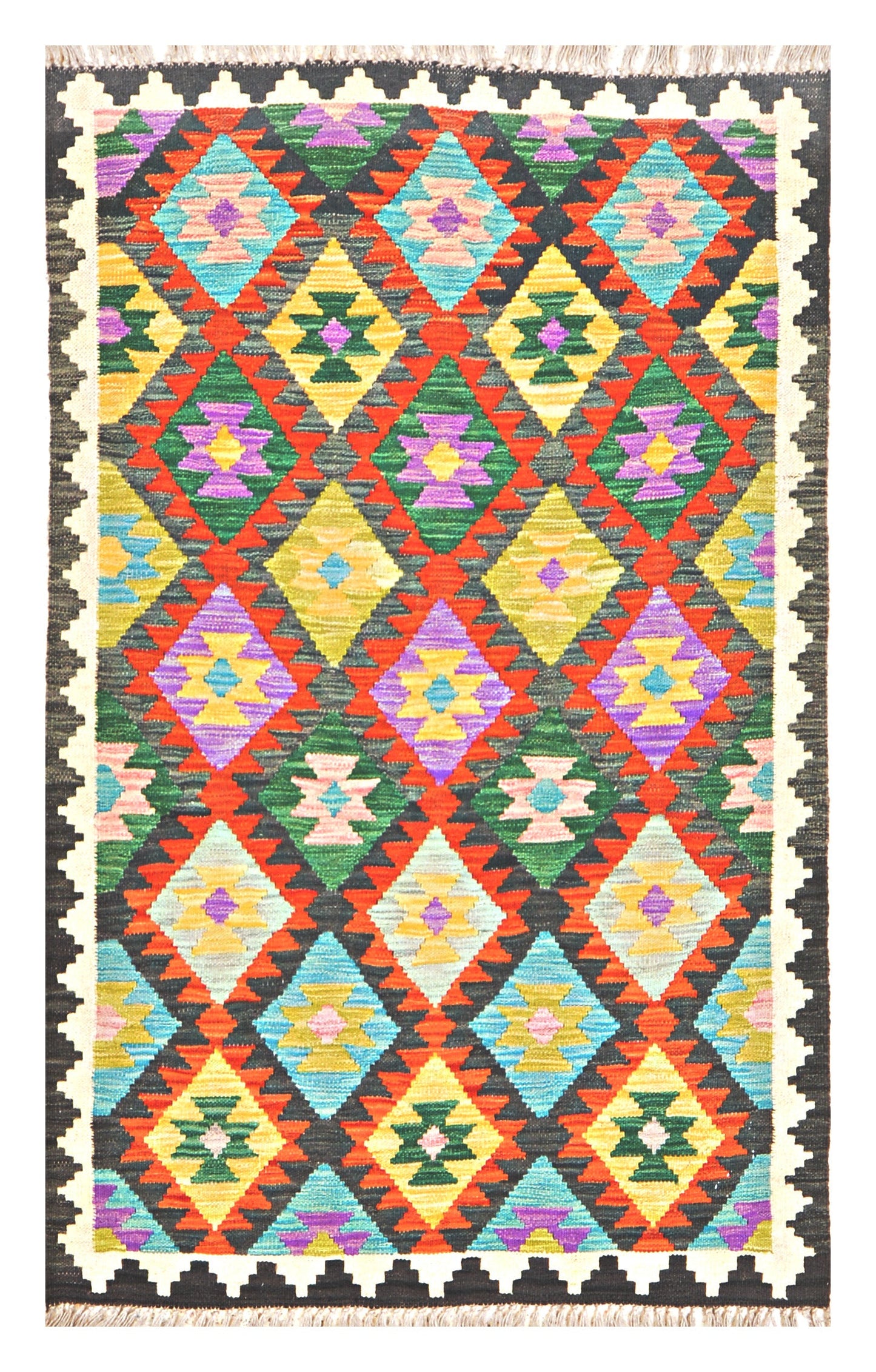 Afghan Kilim - 3x5 ft