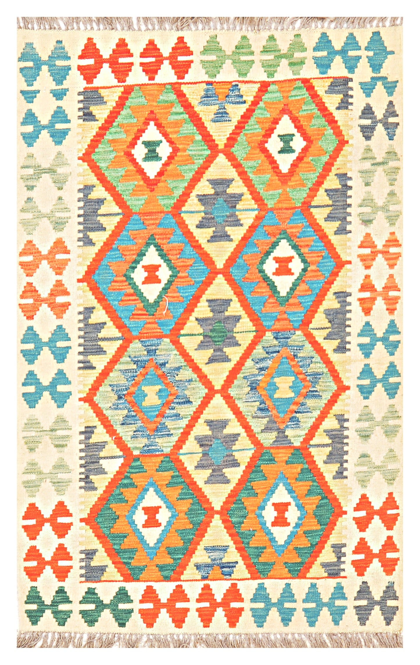 Afghan Kilim - 3x5 ft