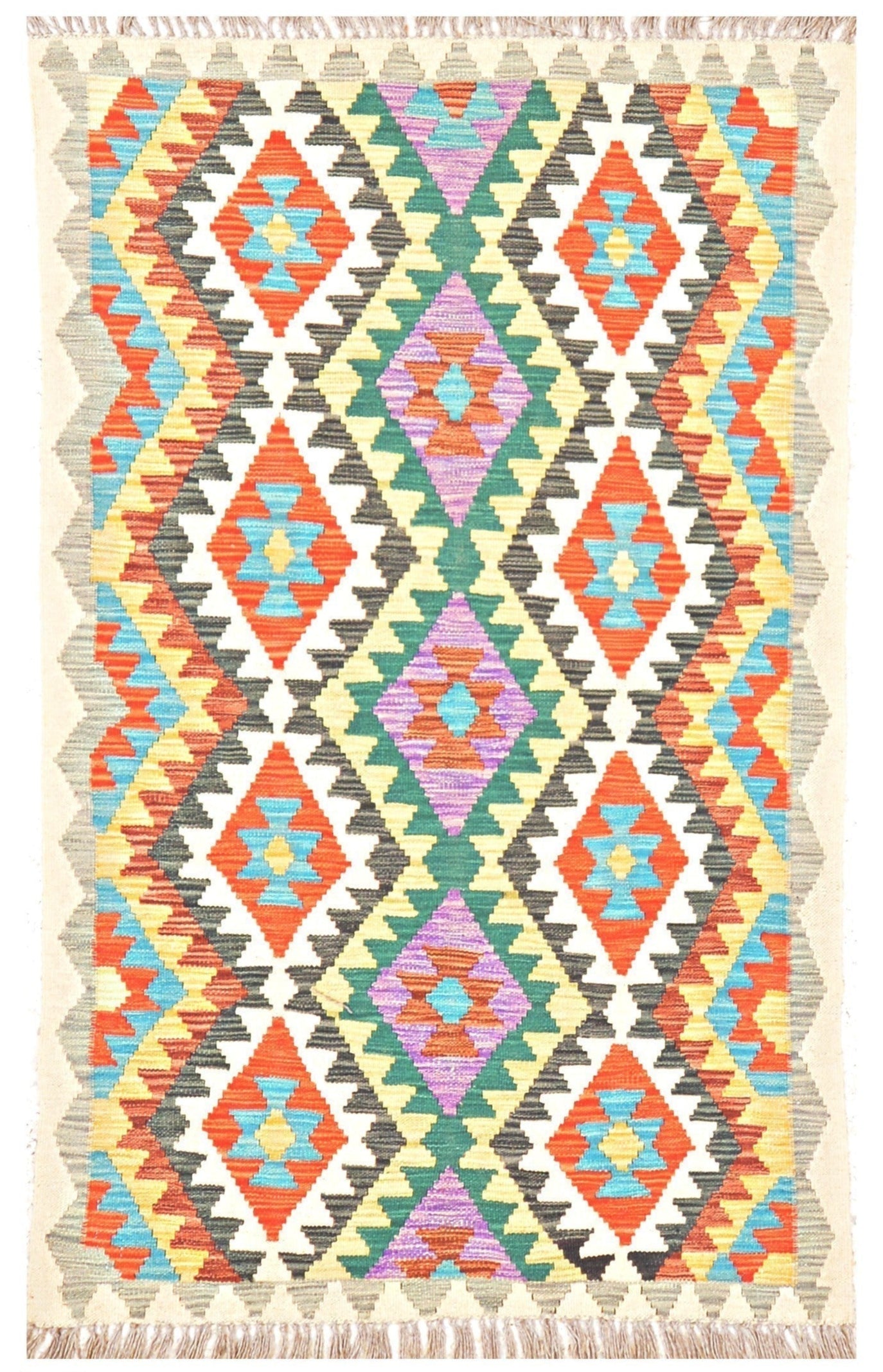 Afghan Kilim - 3x5 ft