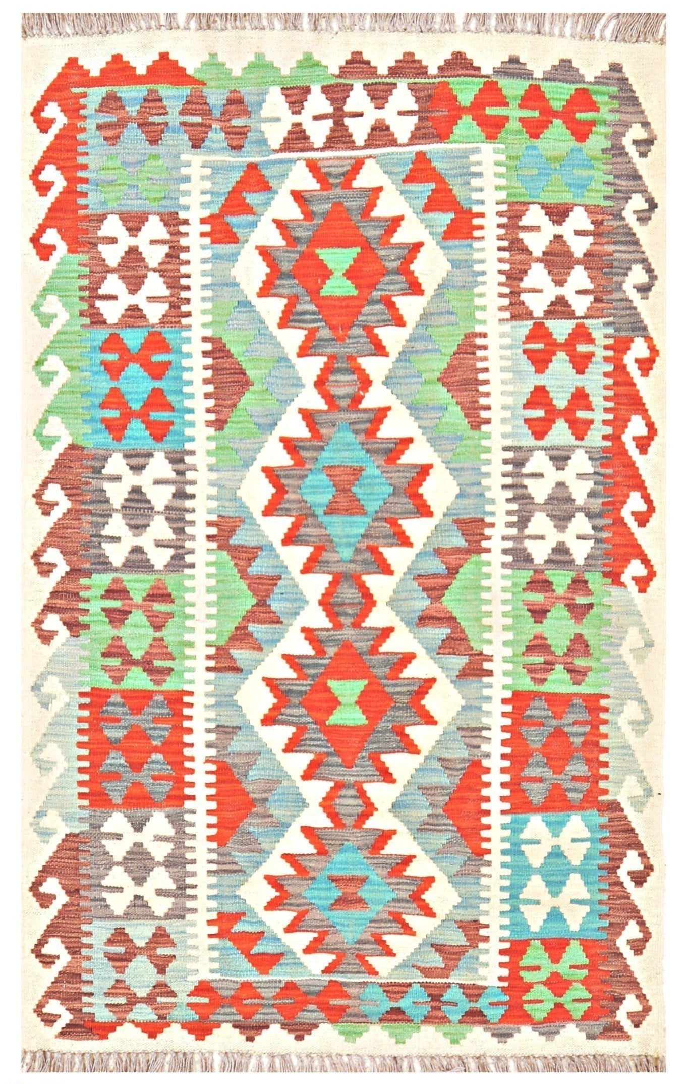 Afghan Kilim - 3x5 ft