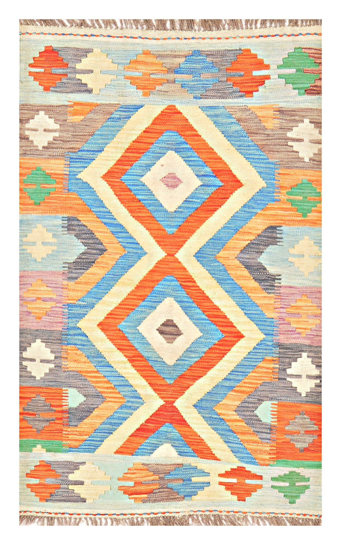 Afghan Kilim - 3x5 ft