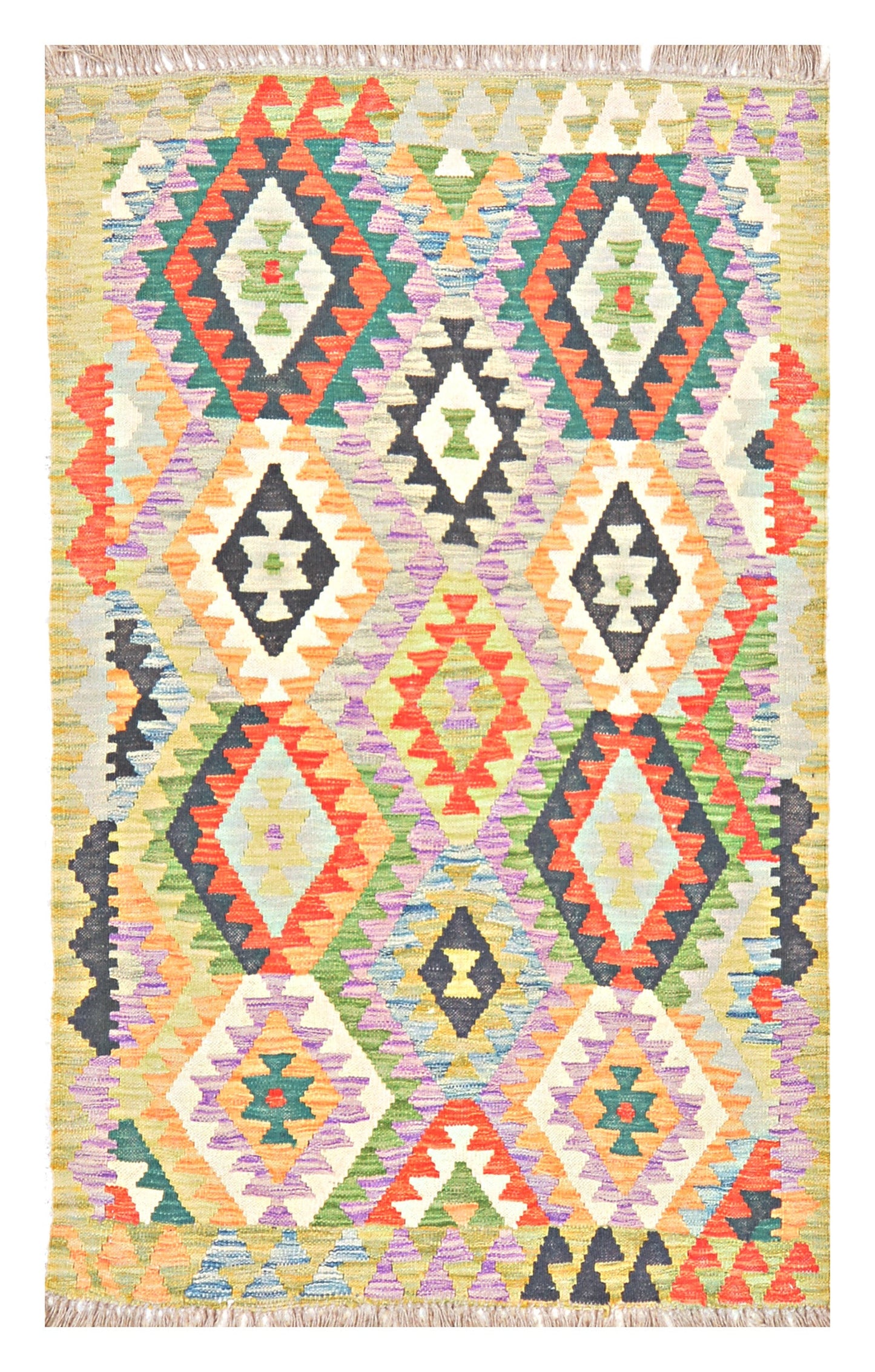 Afghan Kilim - 3x5 ft