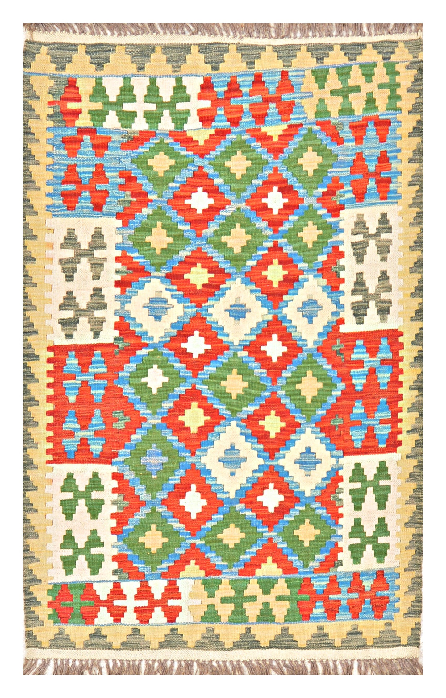 Afghan Kilim - 3x5 ft