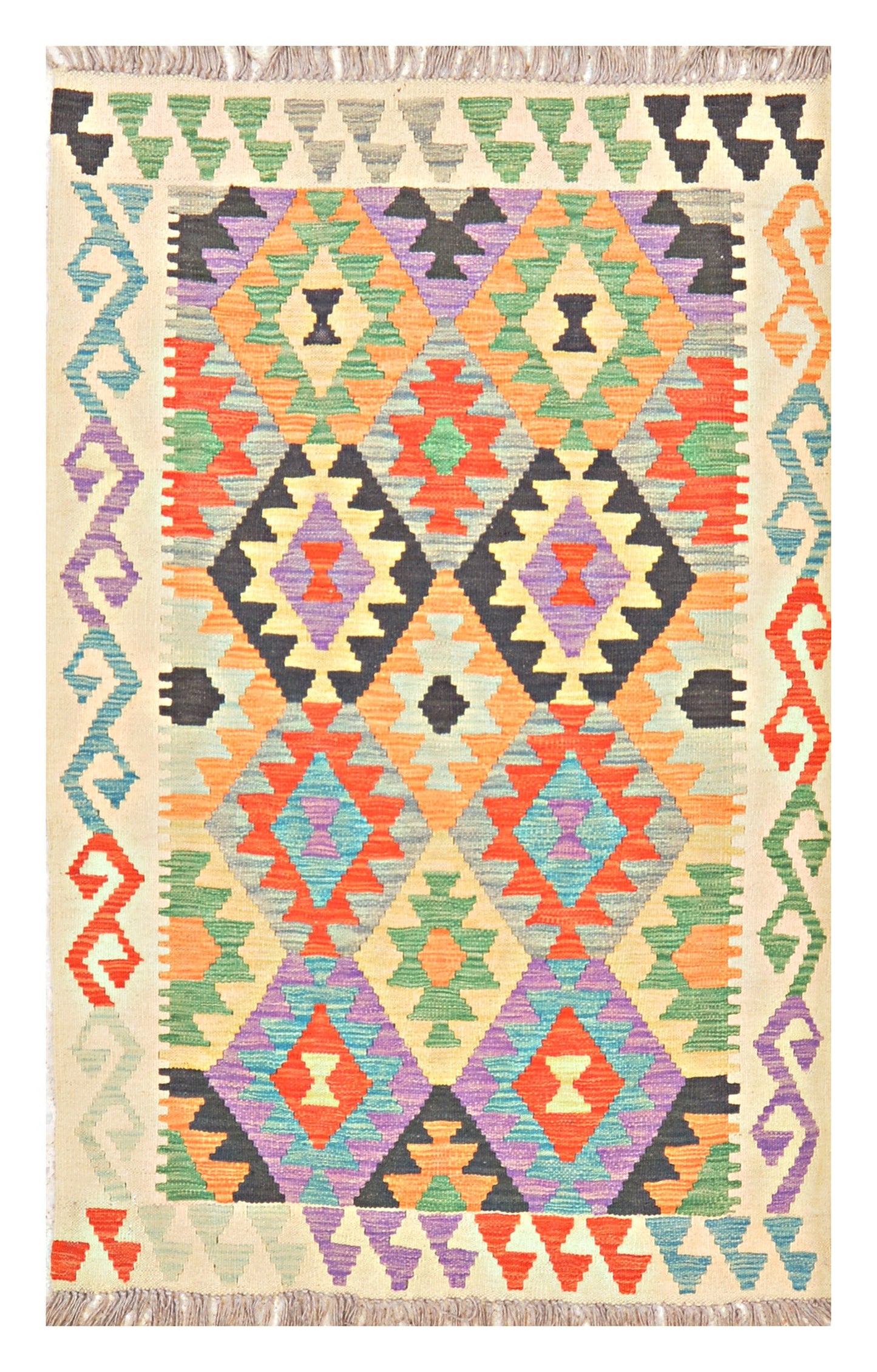Afghan Kilim - 3x5 ft