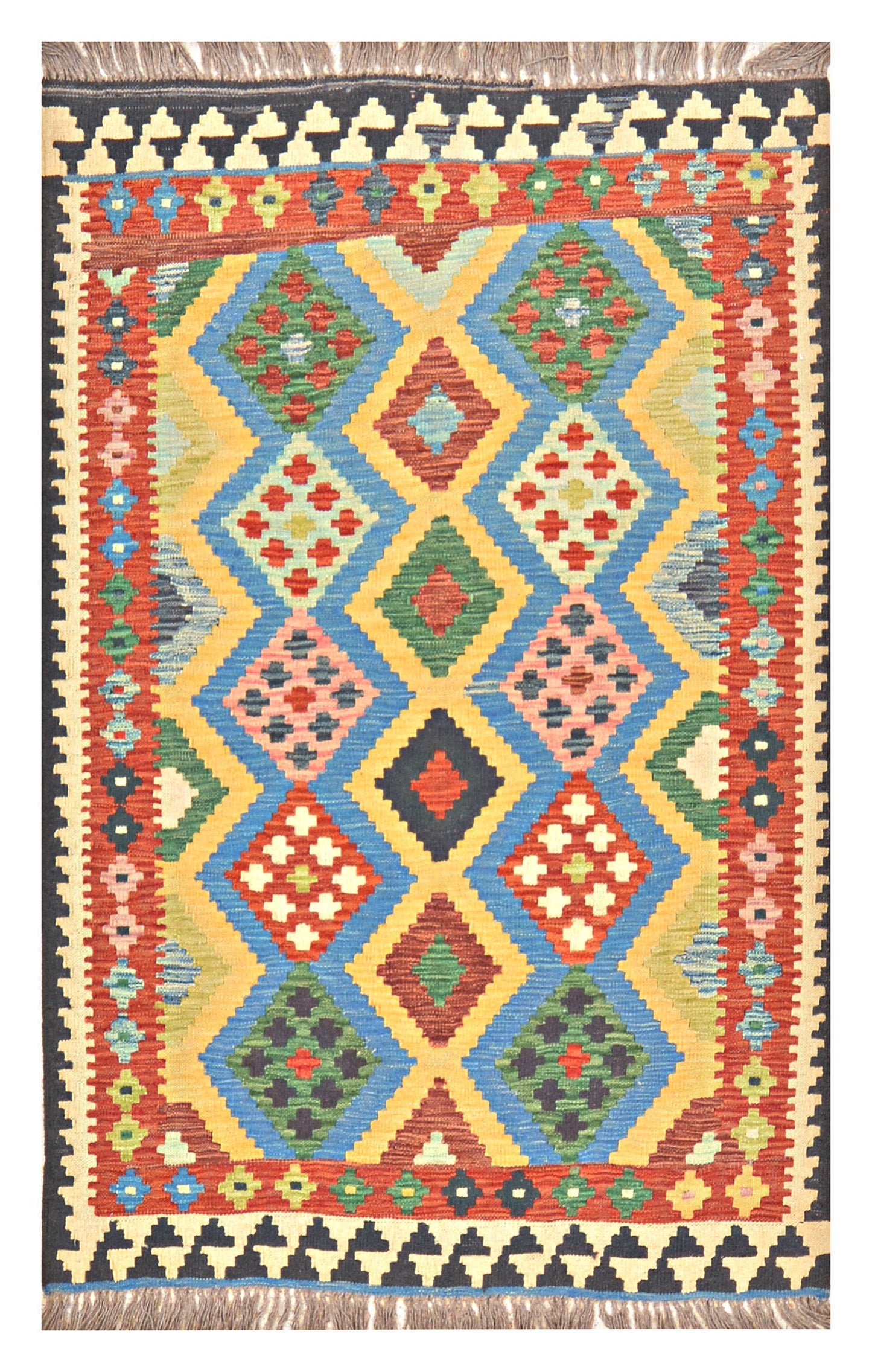 Afghan Kilim - 3x5 ft