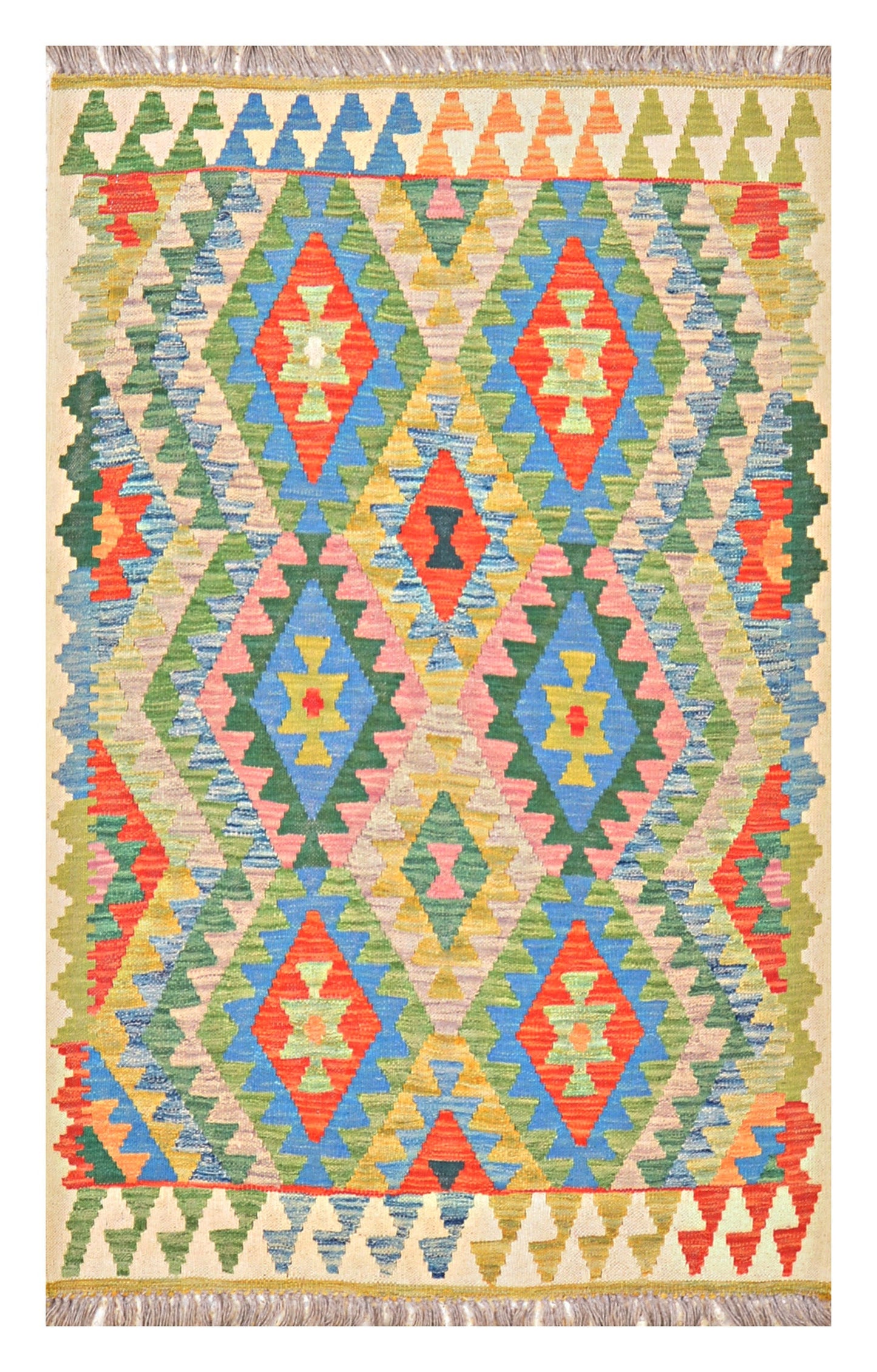 Afghan Kilim - 3x5 ft