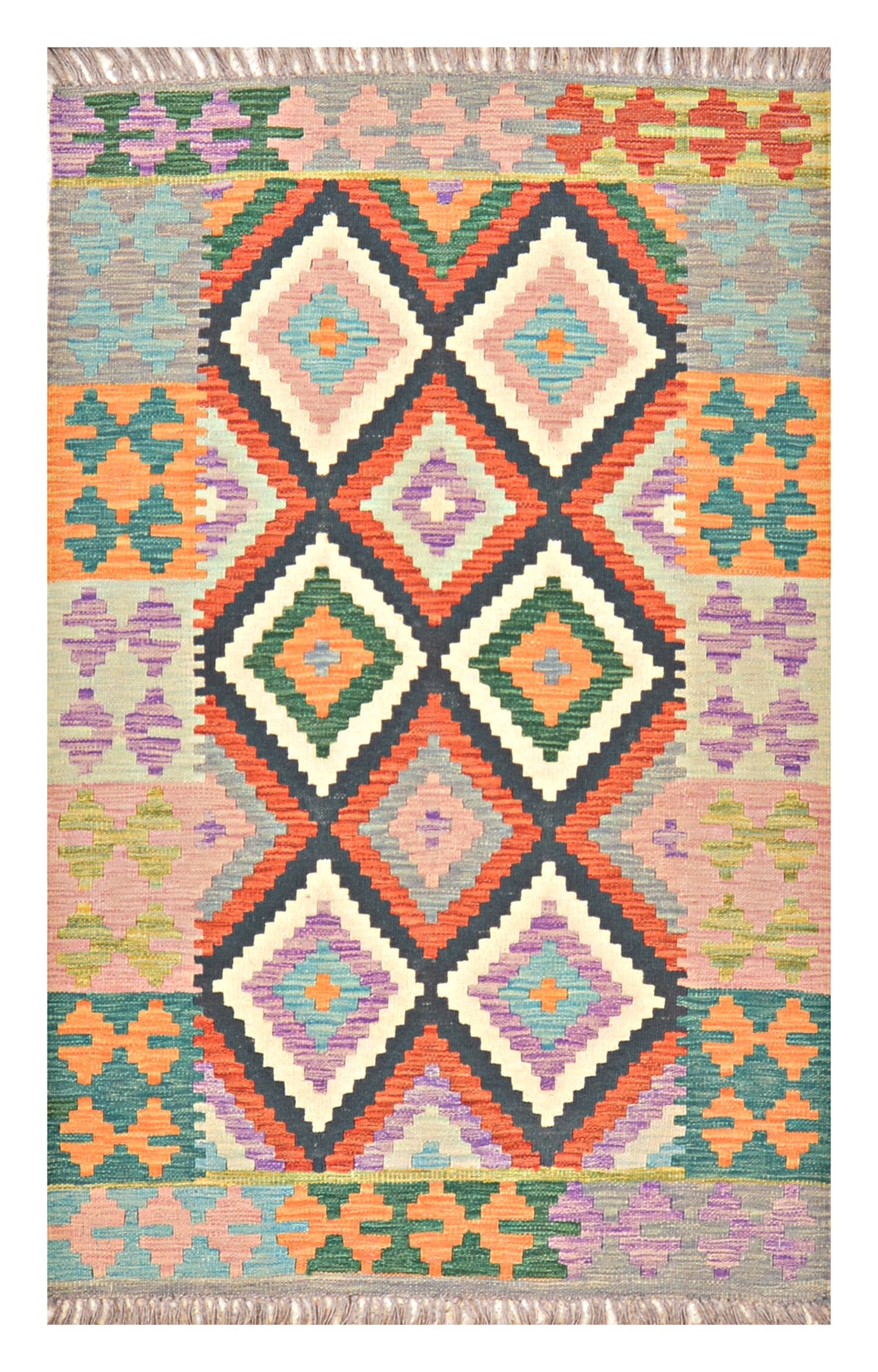 Afghan Kilim - 3x5 ft